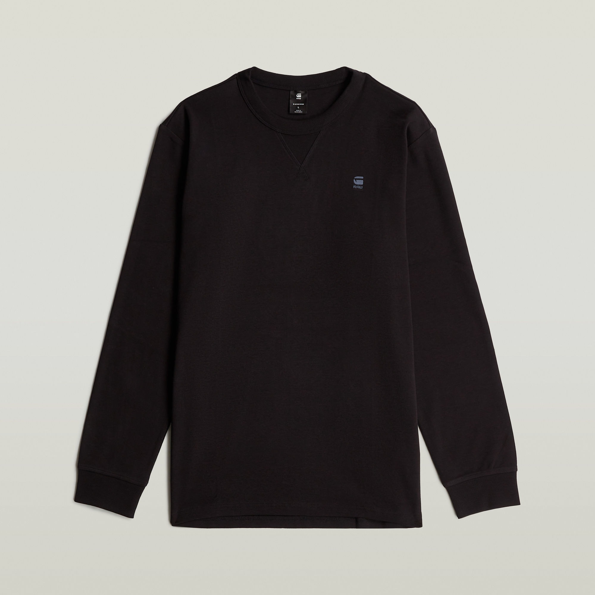 G-STAR Longsleeve »Nifous R«, mit geripptem Einsatz vorne