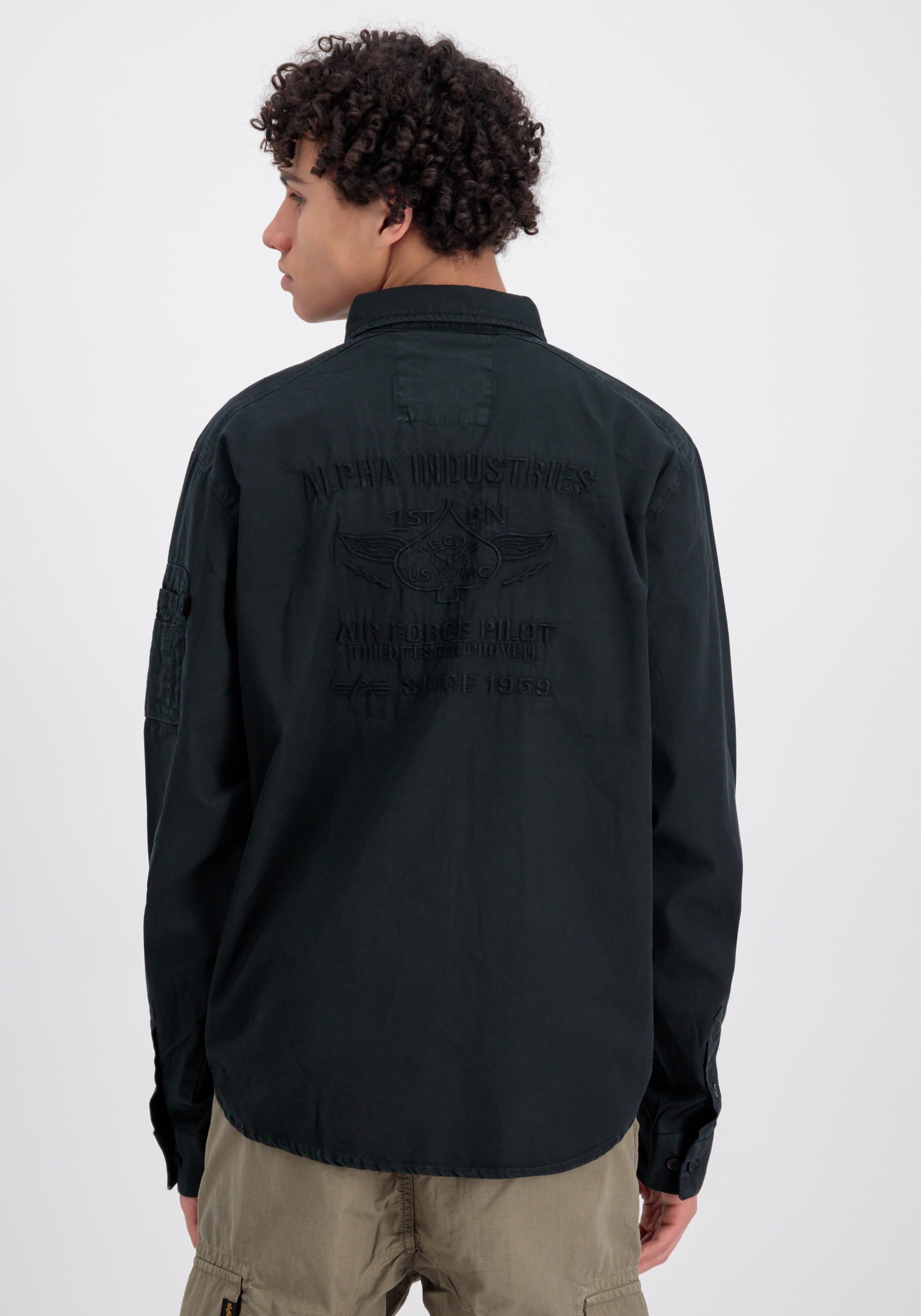 Alpha Industries Oversize-Shirt »Alpha Industries Men - Shirts Air Force EMB Shirt«