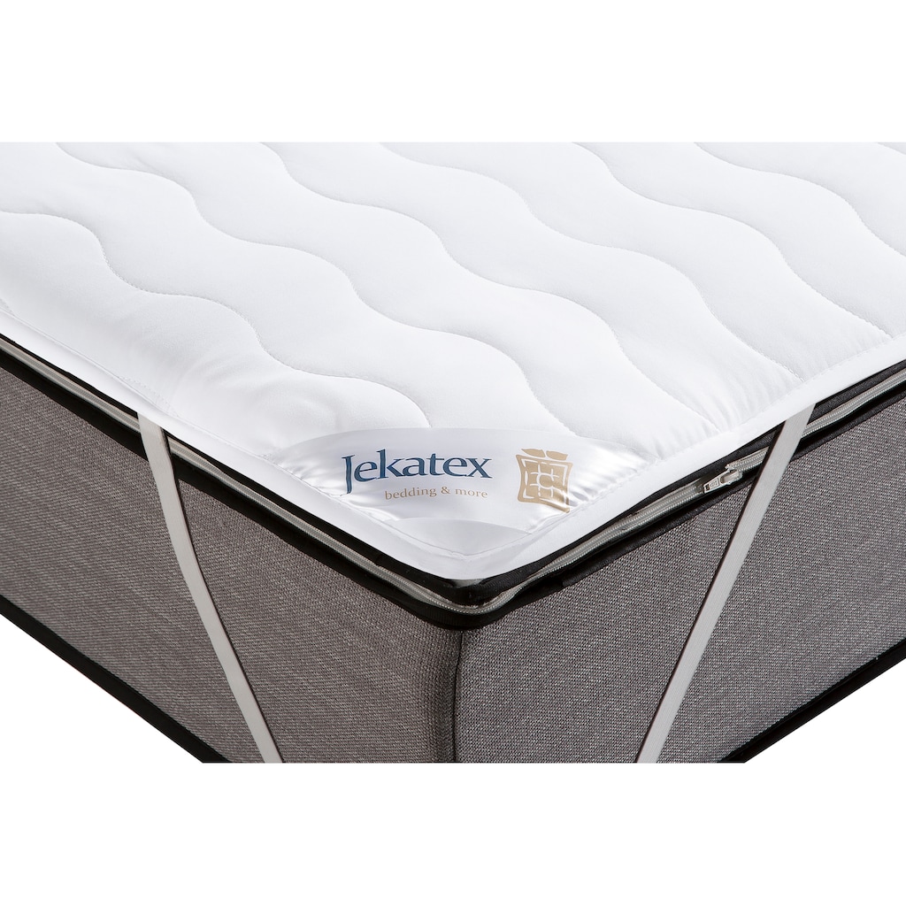 Jekatex Matratzenauflage »Denver Matratzenauflage mit praktischen Eckgummis, verschiedene Grössen«, (1 St.), sorgt für einen erholsamen Schlaf und für anspruchsvolle Hygiene!