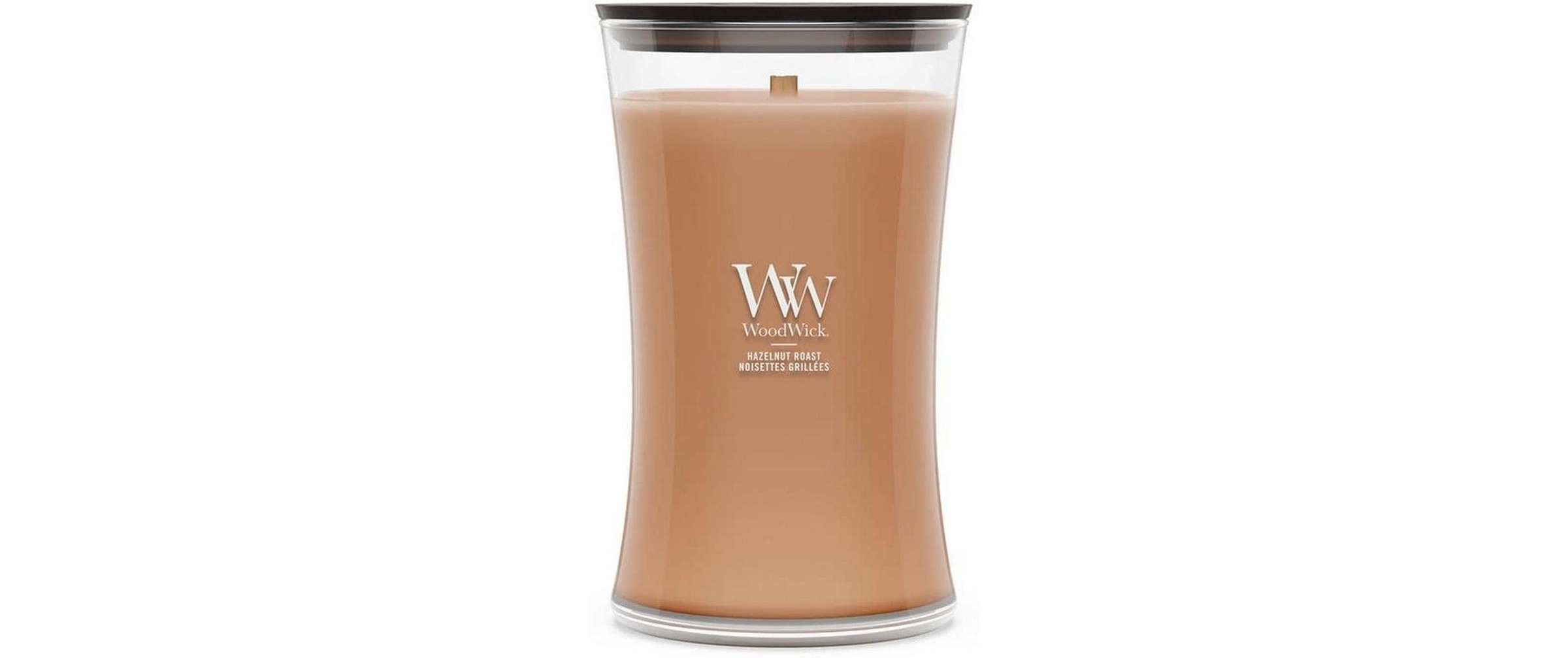Woodwick Duftkerze "Hazelnut Roast Large Jar"