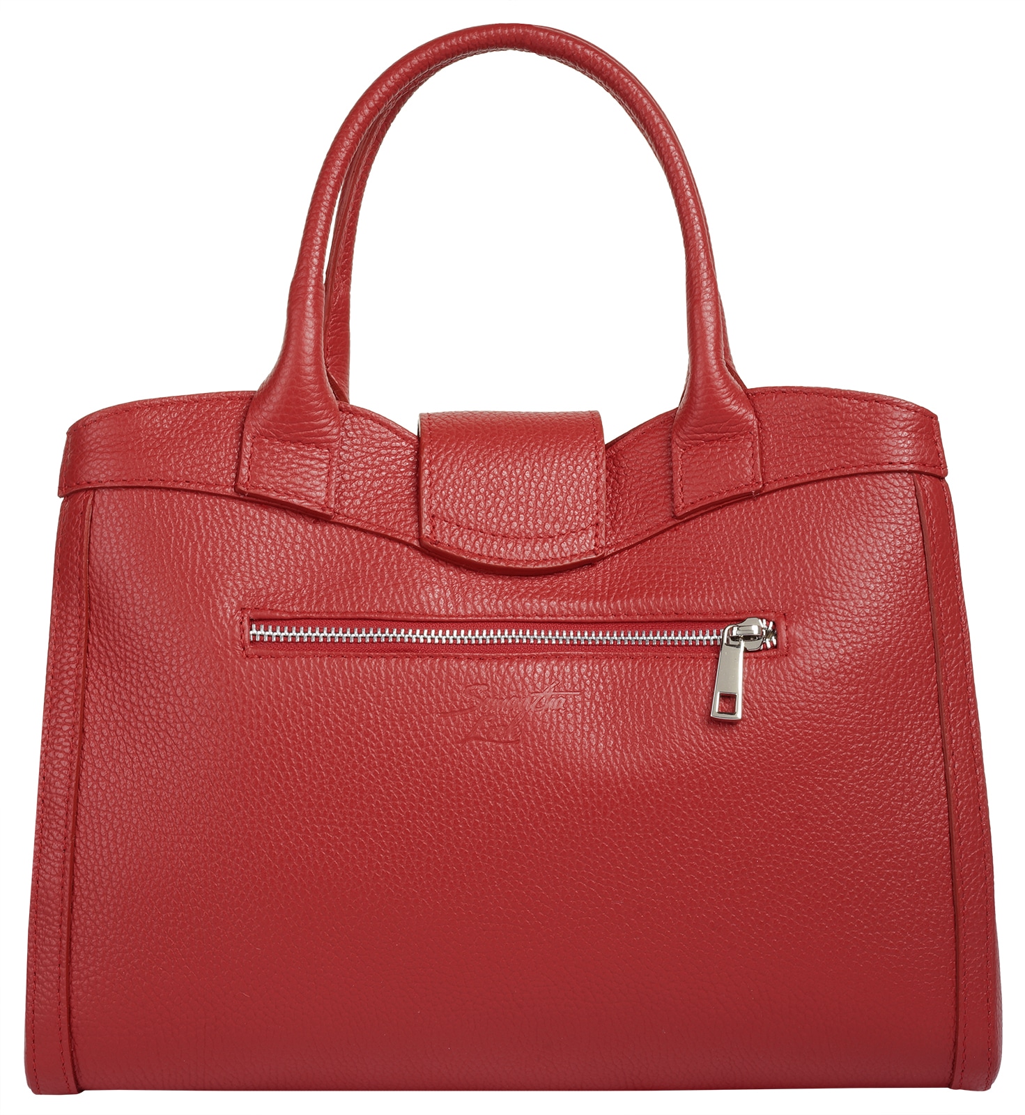 Samantha Look Henkeltasche, echt Leder, Made in Italy