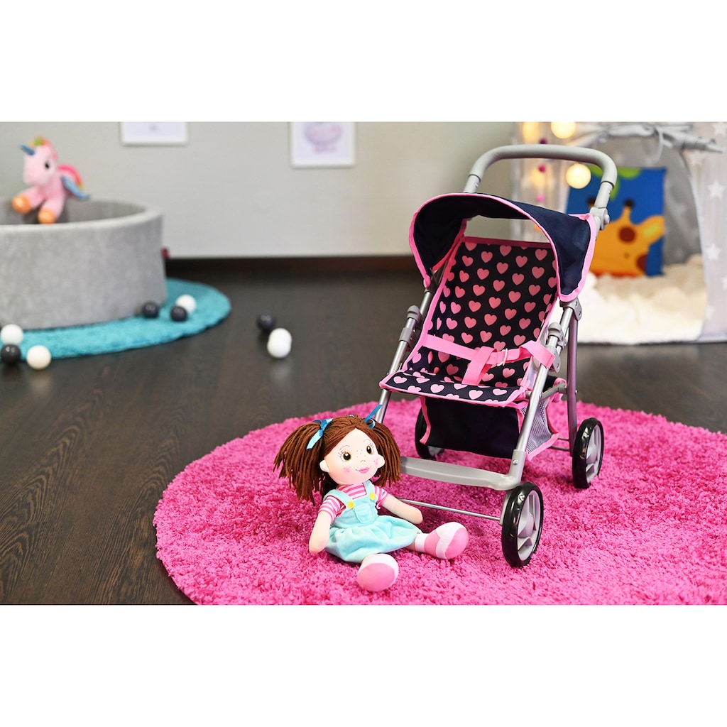 Knorrtoys® Puppenbuggy »Liba - Pink Hearts«