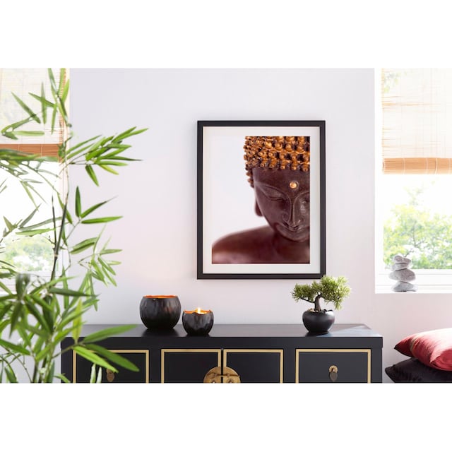 Home affaire Teelichthalter »black&goldfarben«, (Set, 2 St.) online