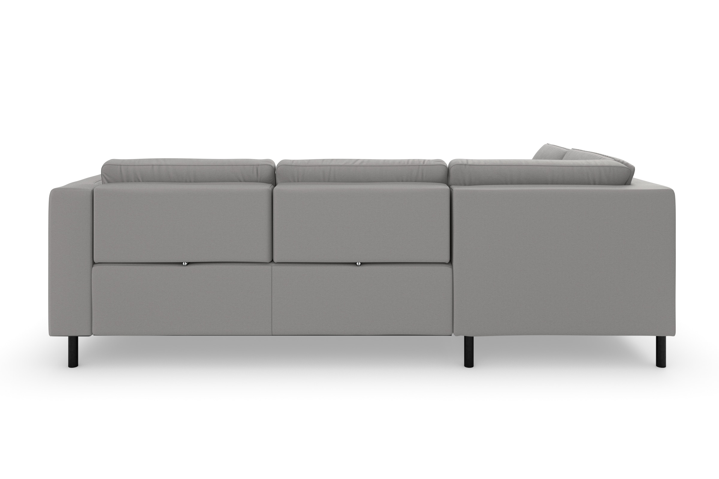 sit&more Ecksofa »Olsen L-Form«, inklusive Sitztiefenverstellung, wahlweise mit Bettfunktion, 15cm hoch