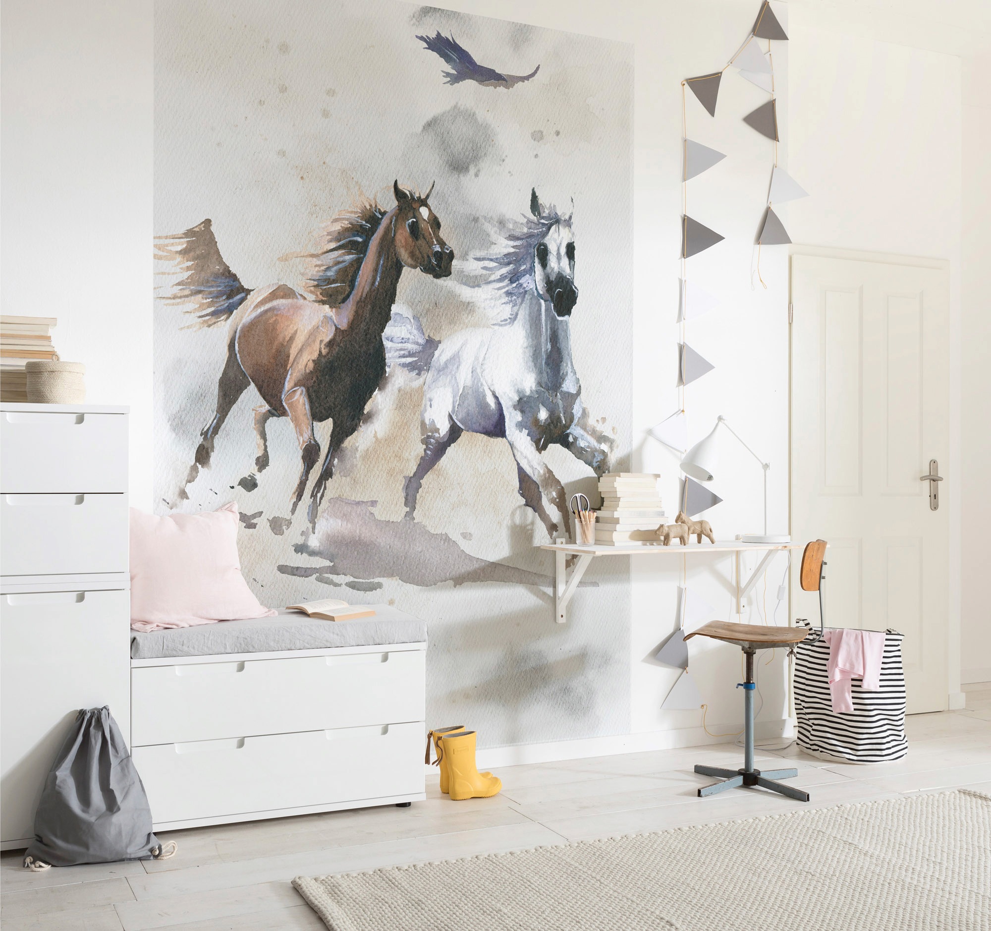 Komar Vliestapete »Digitaldruck Vlies - Wild Ride - Grösse 200 x 280 cm«, bedruckt, Kinderzimmer
