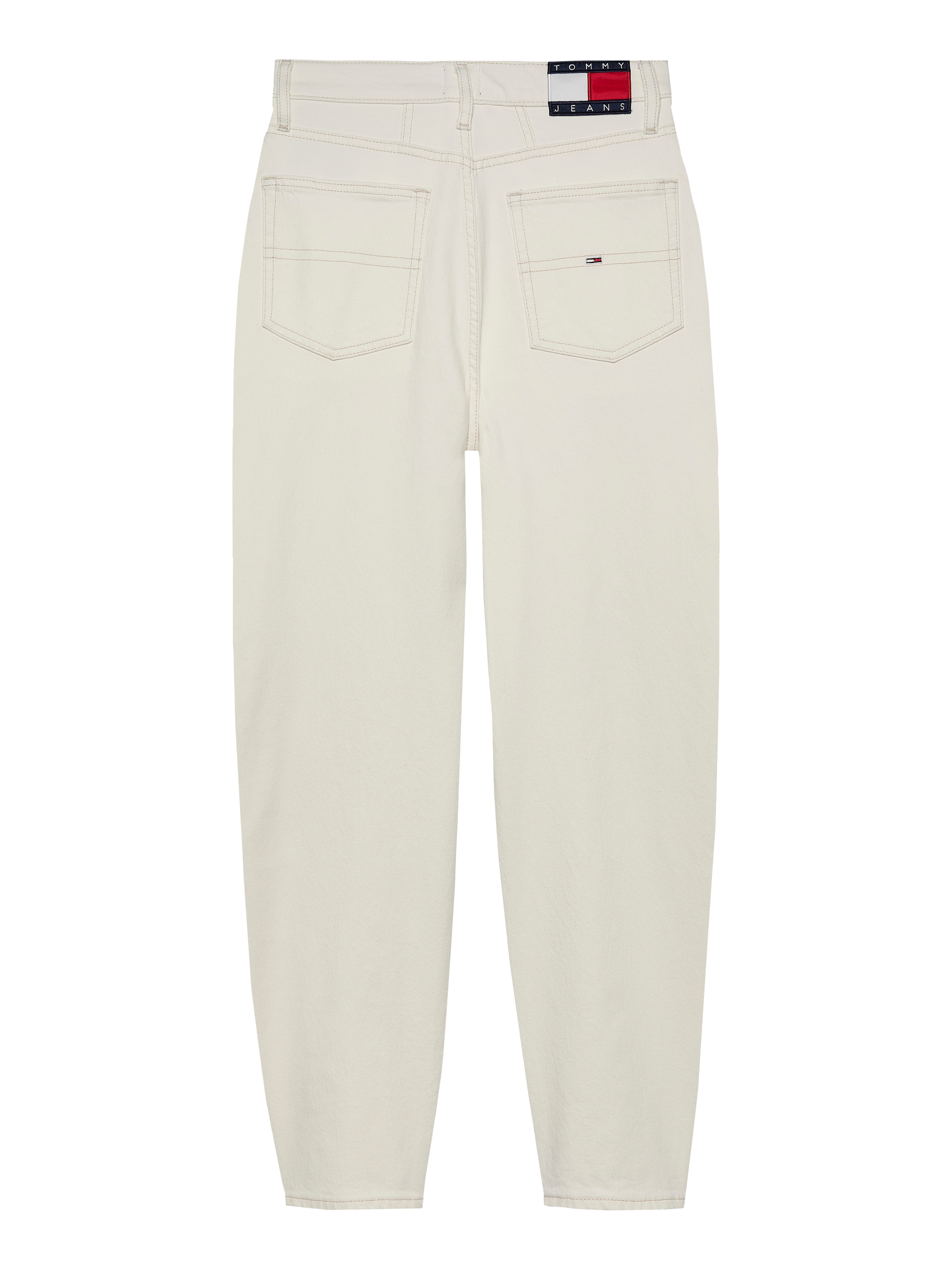 Tommy Jeans Mom-Jeans »High waist - Mom-Jeans Tapered«, mit Logo-Stickereien, in knöchelfreier Länge