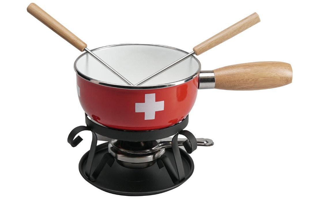 Nouvel Fondue »Nouvel Nouvel Käsefondue-Set CH-Kreuz«