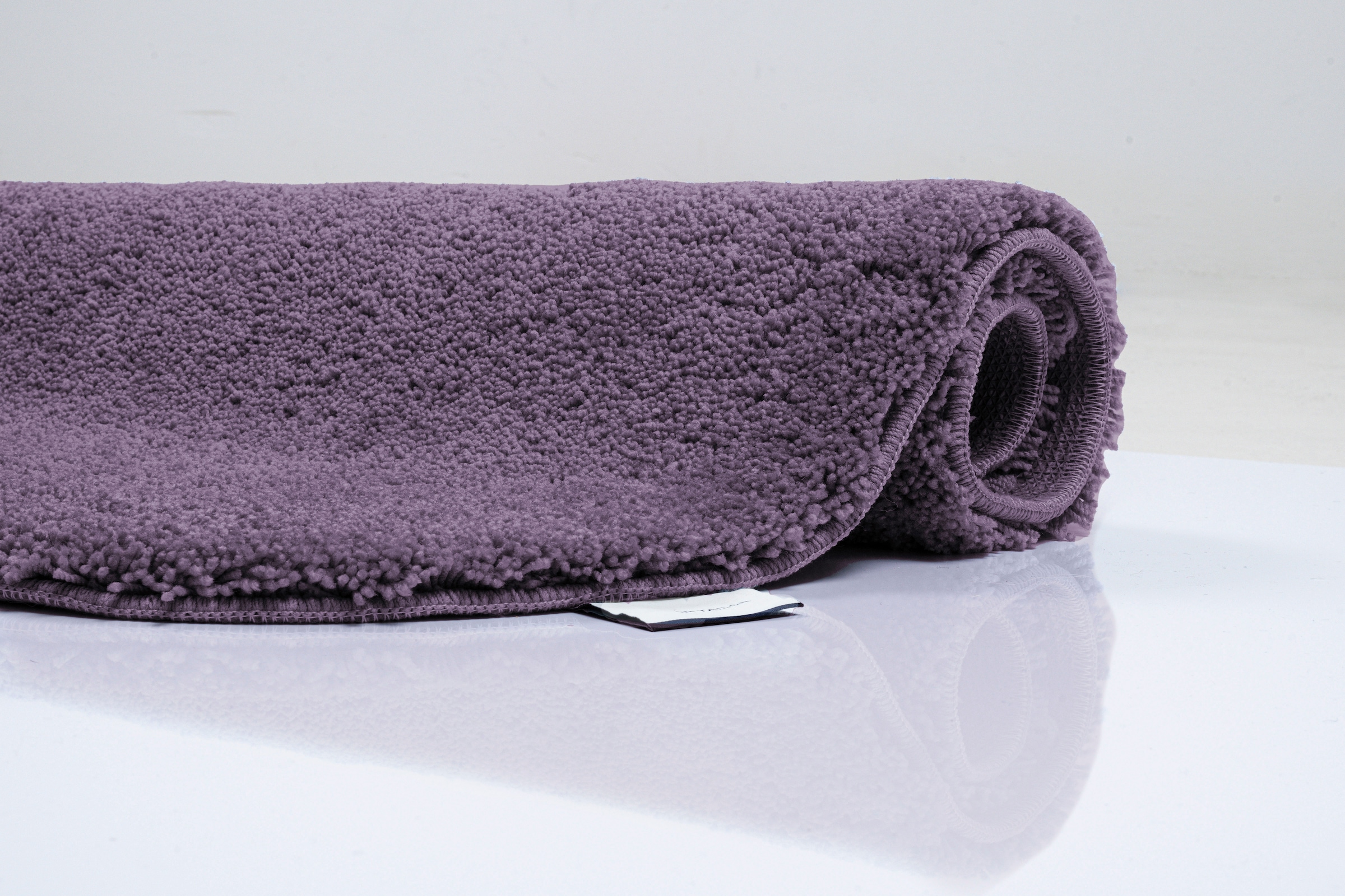 TOM TAILOR HOME Badematte »Cozy Bath UNI«, rutschhemmend beschichtet, fussbodenheizungsgeeignet, Badteppich, Uni Farben, rechteckig, rund und oval erhältlich