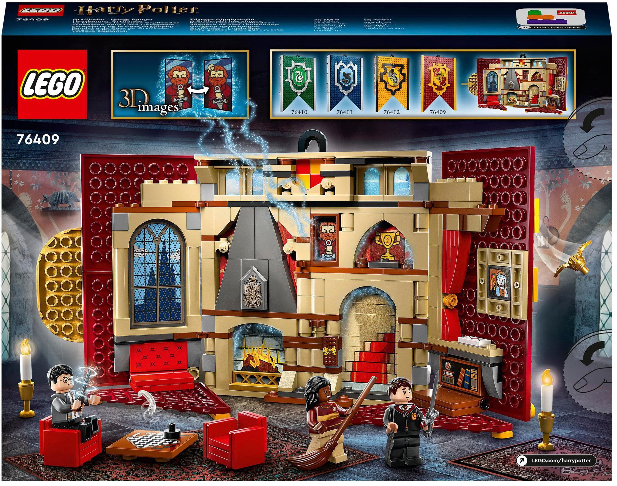LEGO® Konstruktionsspielsteine »Hausbanner Gryffindor (76409), LEGO® Star Wars™«, (285 St.)