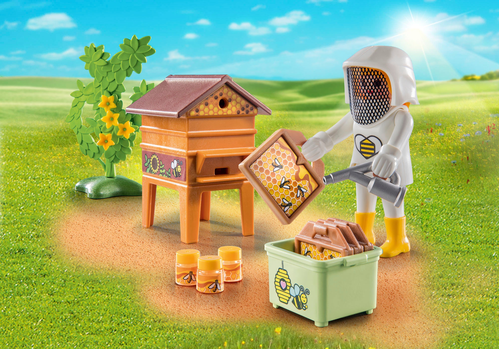 Playmobil® Konstruktions-Spielset »Imkerin (71253), Country«, teilweise aus recyceltem Material; Made in Europe