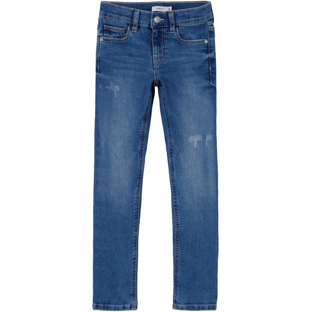 ✵ Name It Slim-fit-Jeans »NKFSALLI SLIM JEANS 1114-MT NOOS«, mit Destroyed  Effekt günstig ordern | Jelmoli-Versand