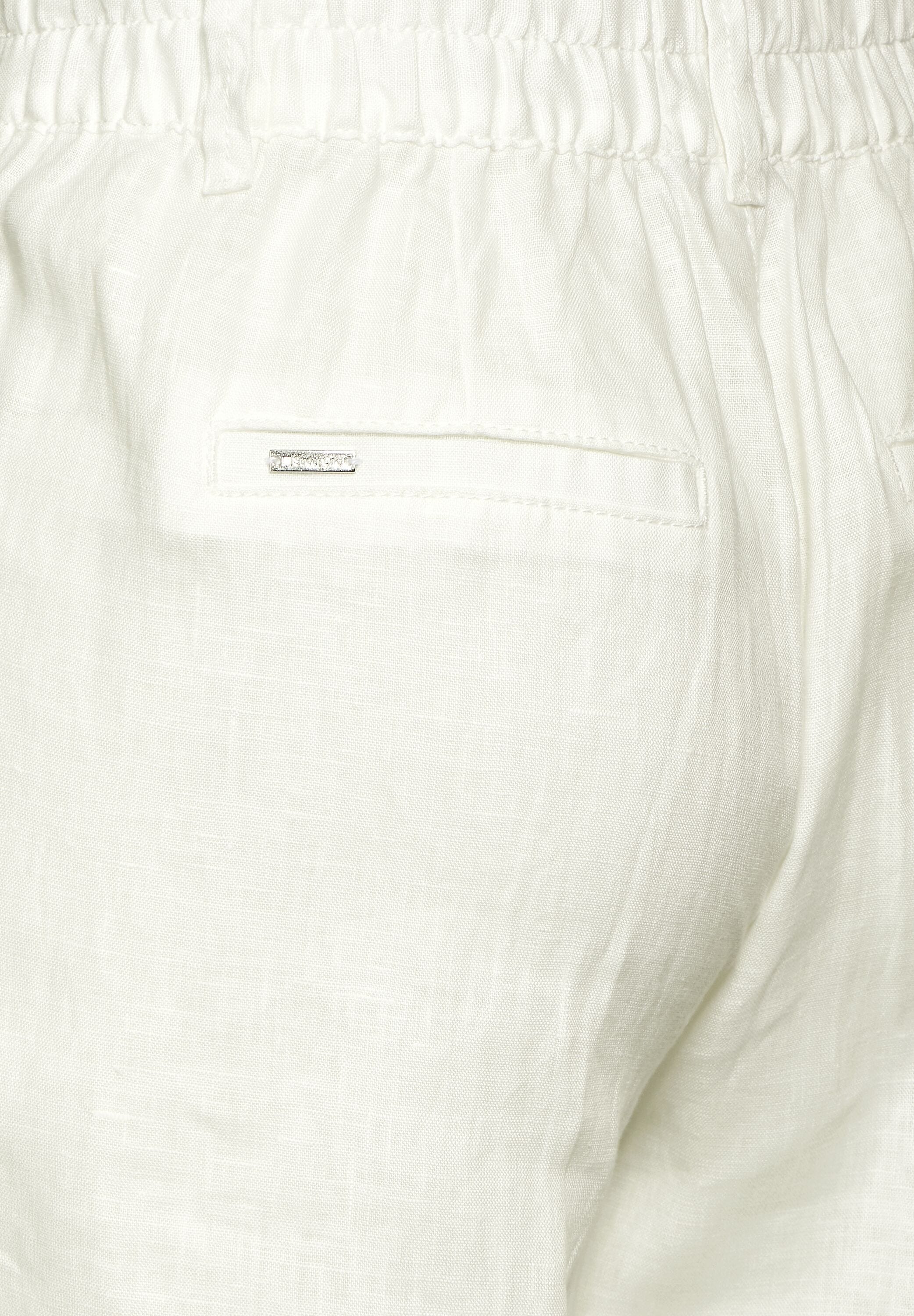 STREET ONE Leinenhose, Sommerhose mit Gürtelschnallen