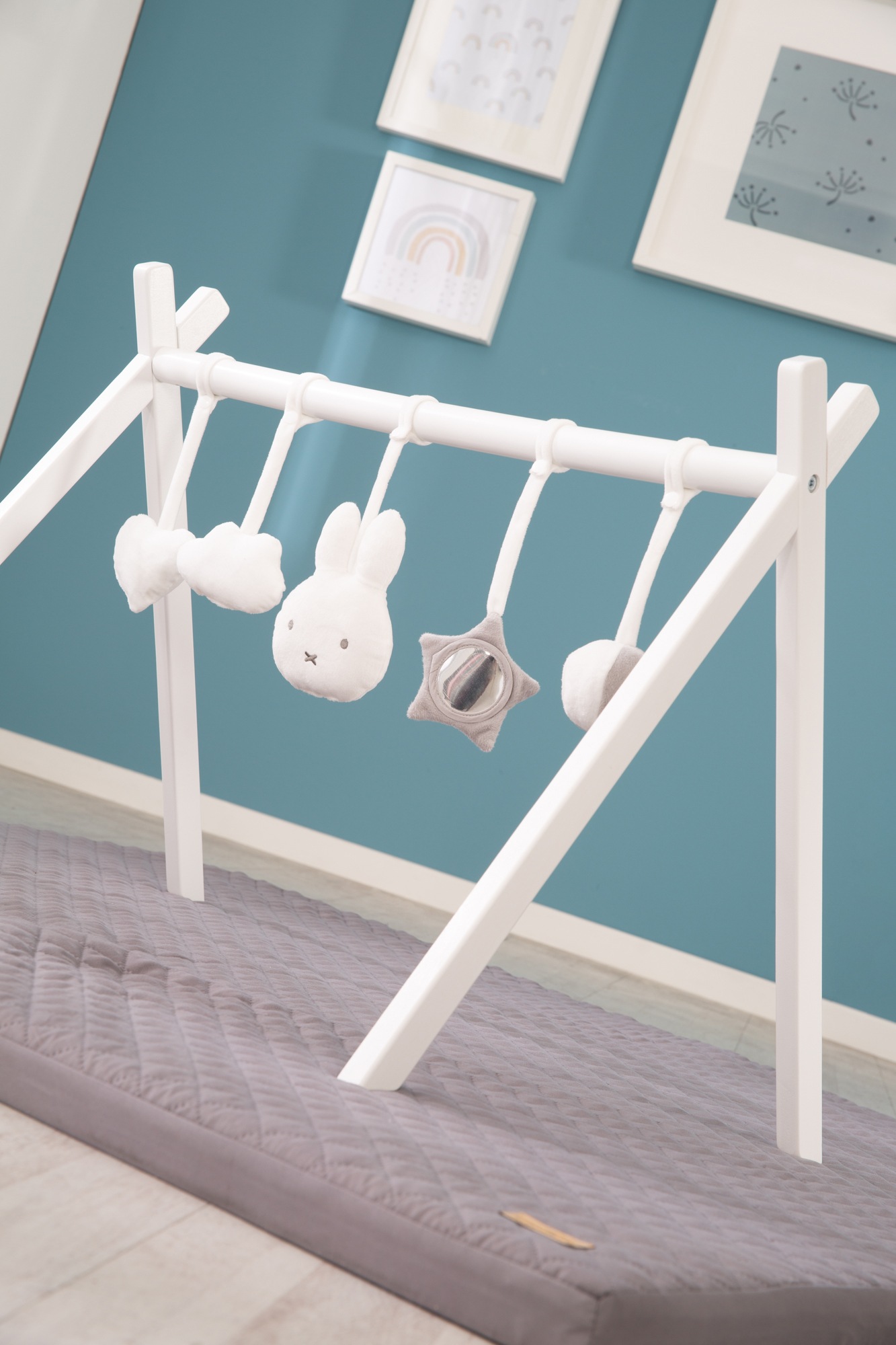 roba® Greifspielzeug »Anhängerset miffy®«, passend zum Spieltrapez Montessori