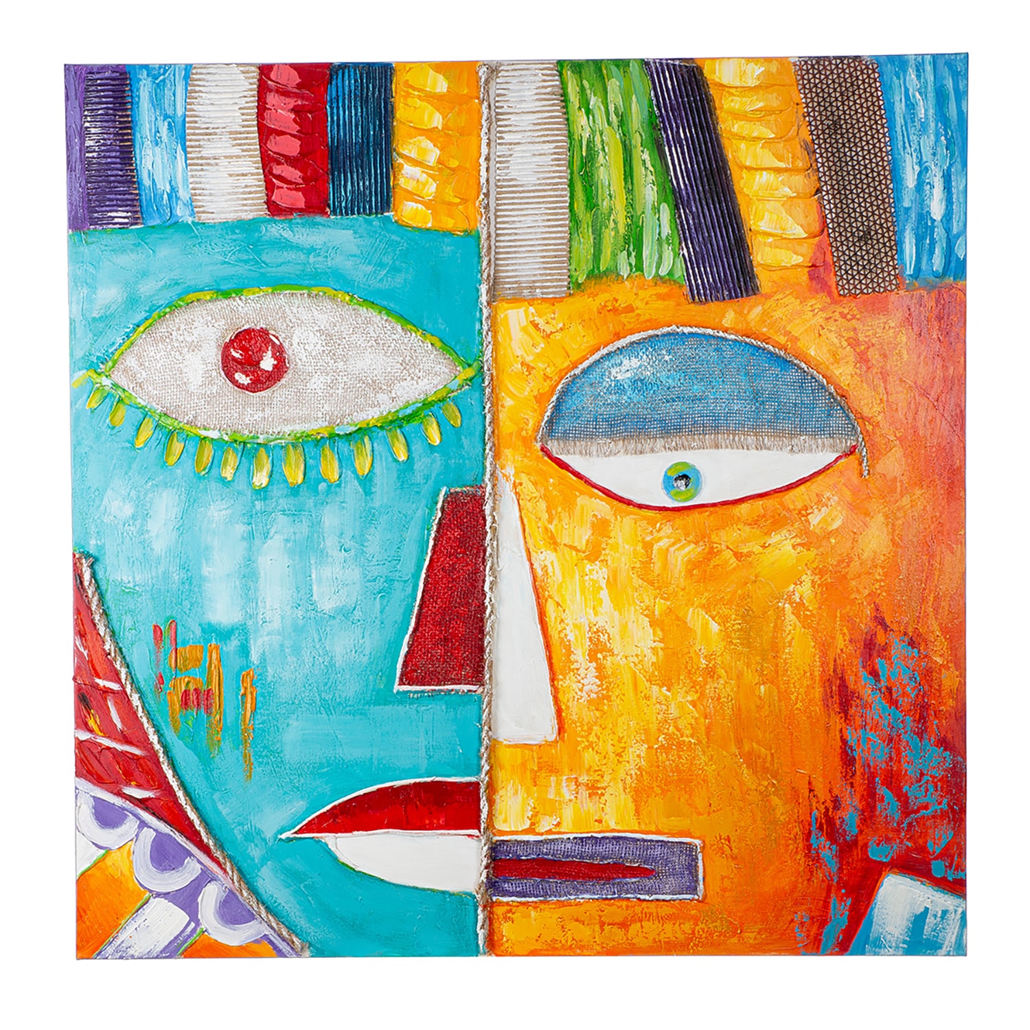 Casablanca by Gilde Leinwandbild »Visage quadratisch«, (1 St.)