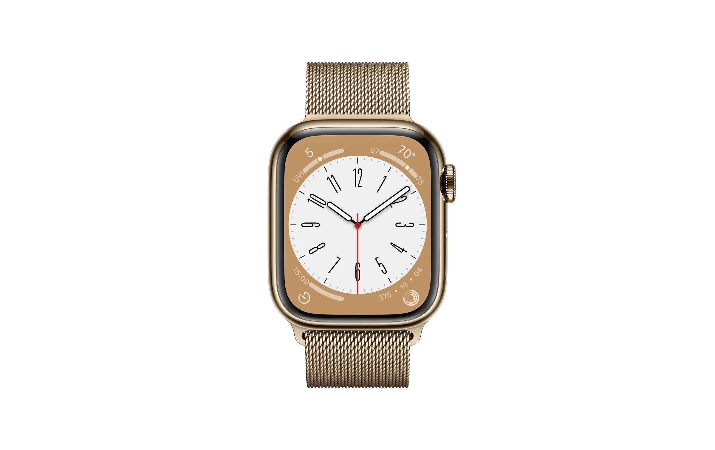Apple Smartwatch »Series 8, Edelstahlgehäuse«, (Watch OS)