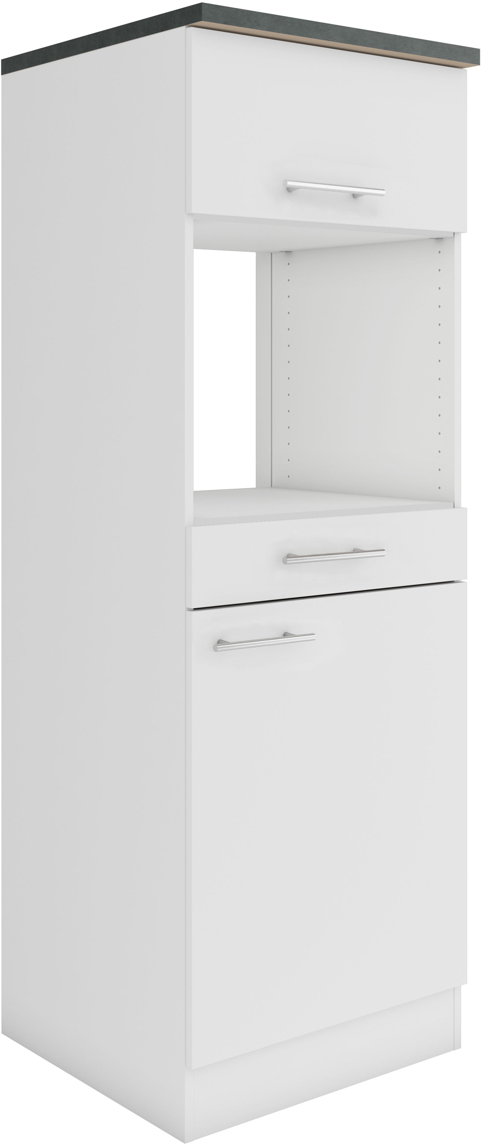 OPTIFIT Mikrowellenumbauschrank "Bella" Breite 60 cm, Nischenmasse B/T/H 56,7/55,5/44,8 cm