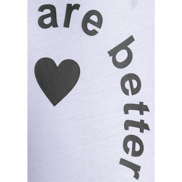 ✵ KIDSWORLD T-Shirt »we are better together«, (Packung, 2 tlg.), Basic Form  online entdecken | Jelmoli-Versand