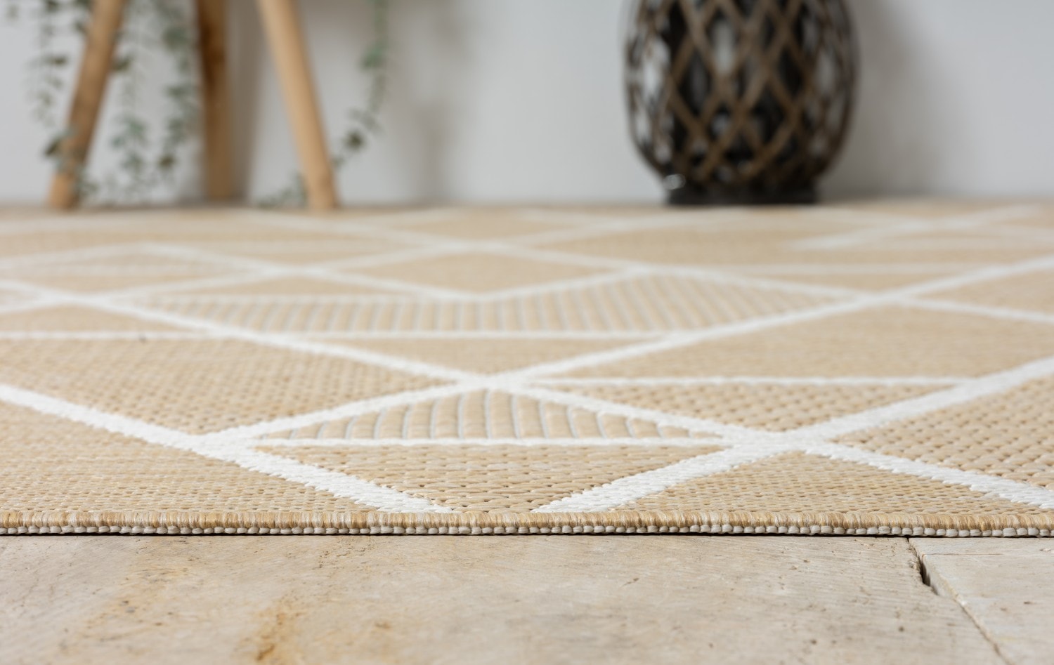 Myflair Möbel & Accessoires Teppich »Miller, LAGERRÄUMUNG!«, rechteckig, 8 mm Höhe, Wendeteppich, modernes Design, Outdoor geeignet, Balkon, Terrasse