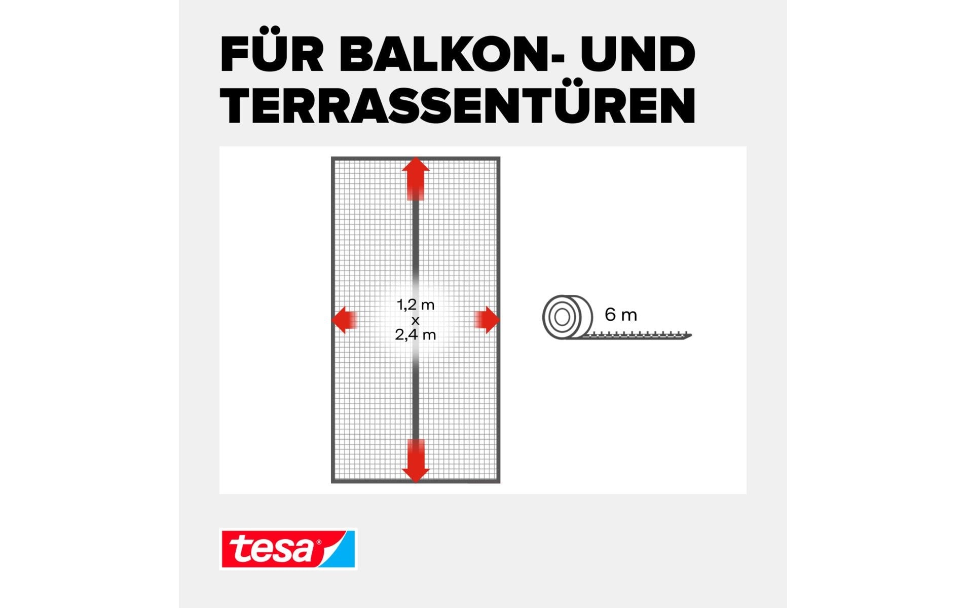 tesa Insektenschutz-Vorhang »Magnetvorhang 1.2 x 2.4 m«