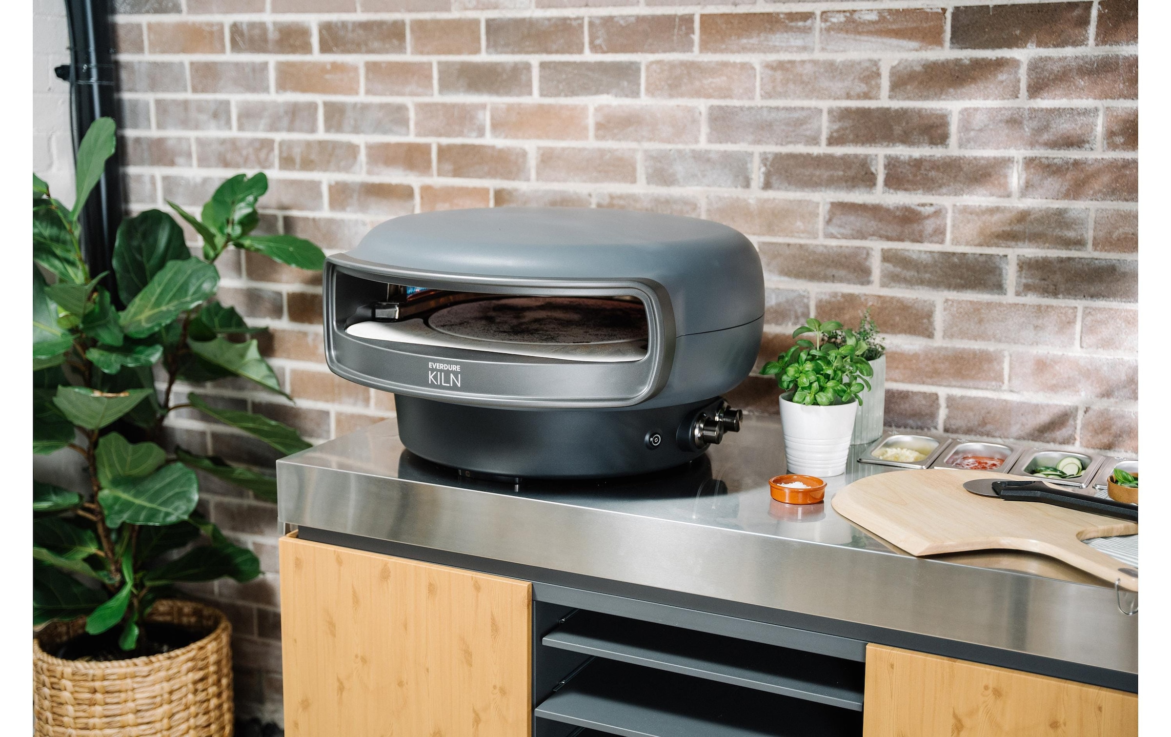 Pizzaofen »Everdure KILN 2 Brenner rotierend«