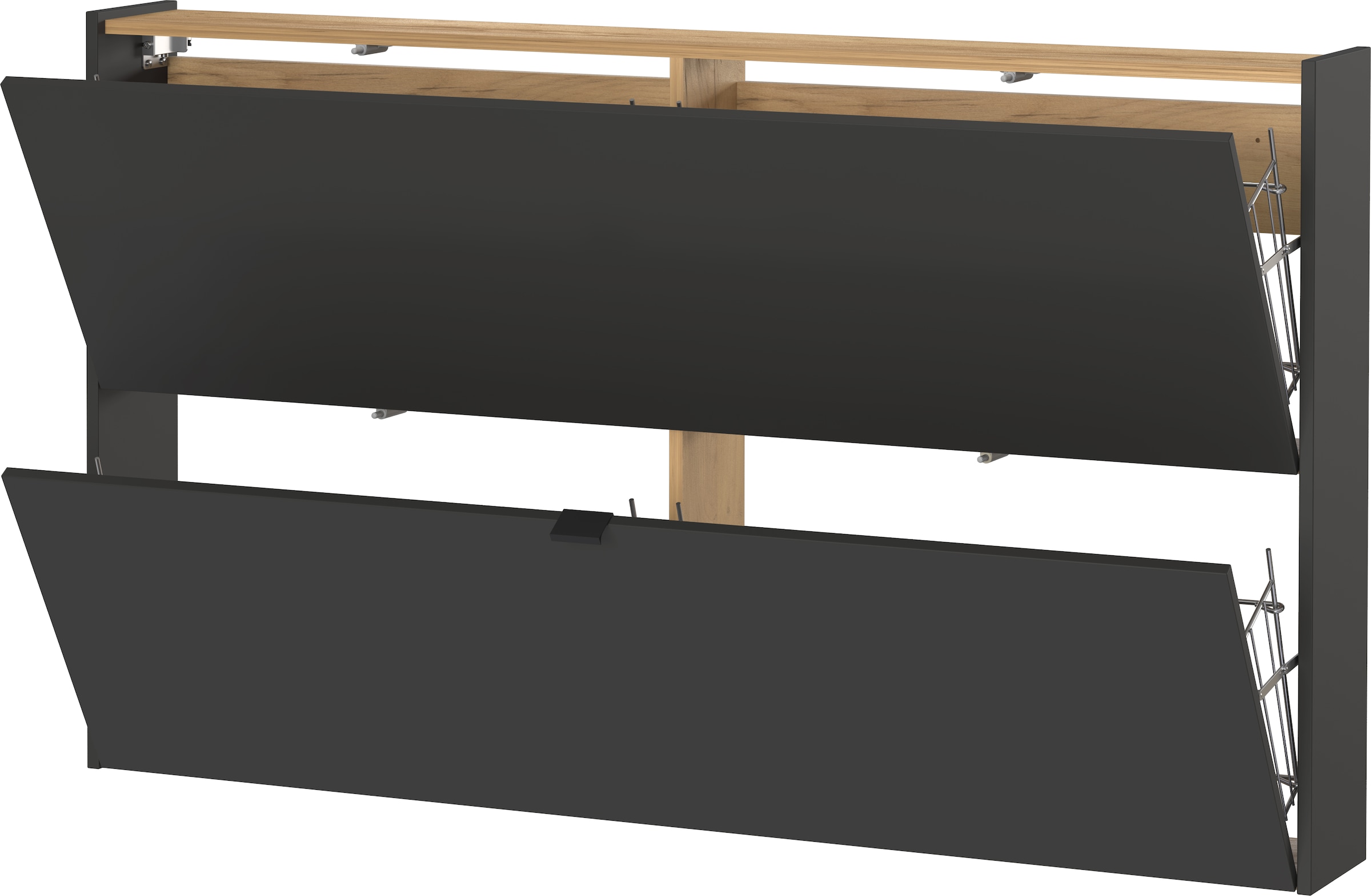 GERMANIA Schuhschrank »Ameca«, ideal für schmale Flure, Schuhkipper in Breite 140 cm
