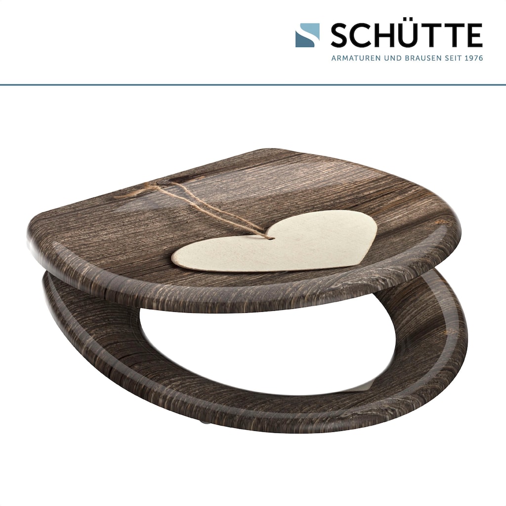 Schütte WC-Sitz »Wood Heart«