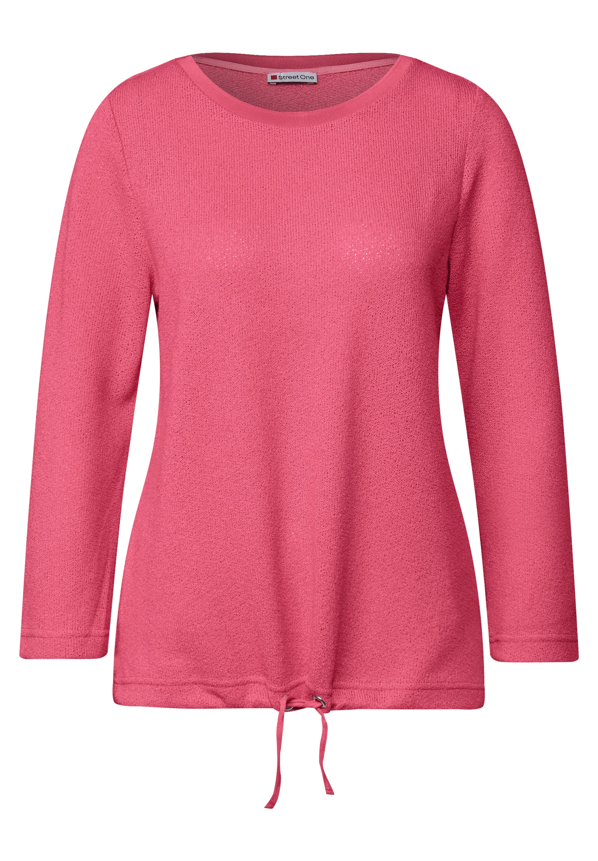 STREET ONE 3/4-Arm-Shirt, in Strick-Look Qualität