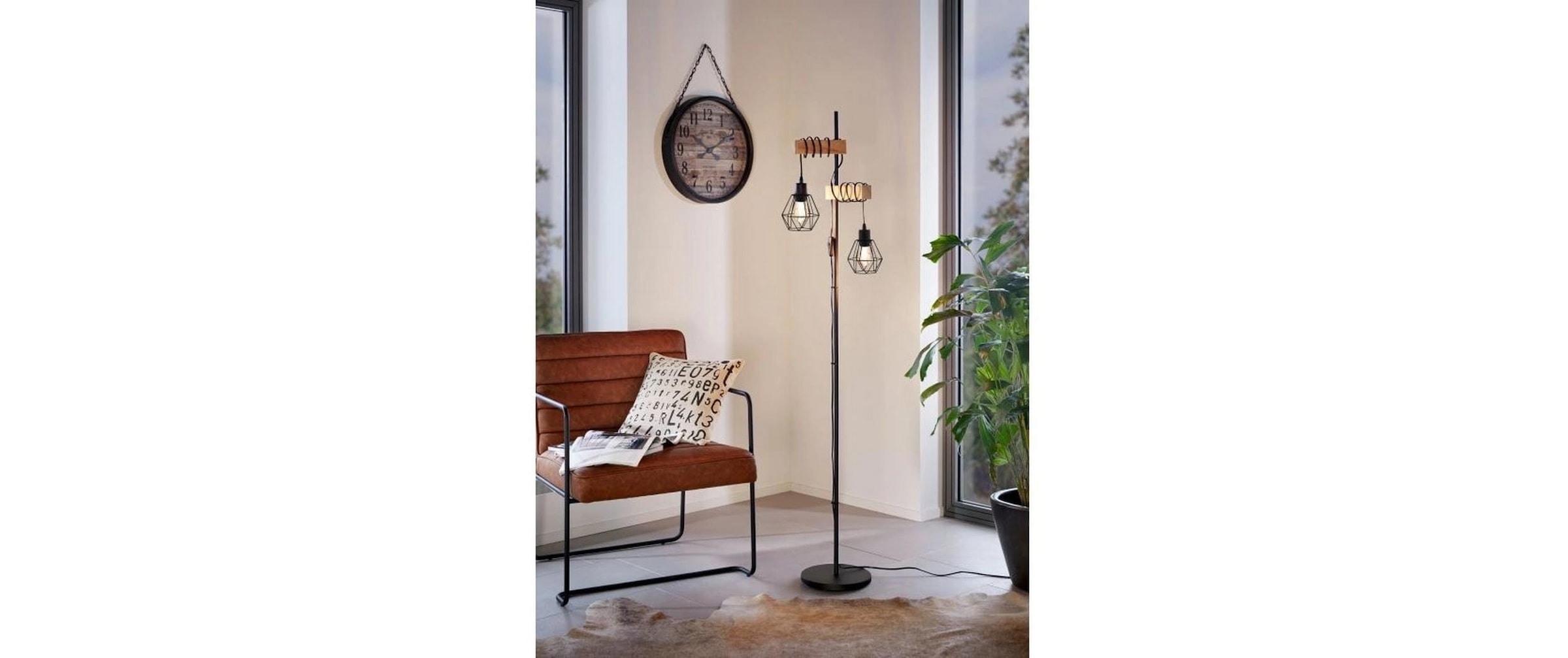 EGLO LED Stehlampe »TOWNSHEND 5 2 x E27«