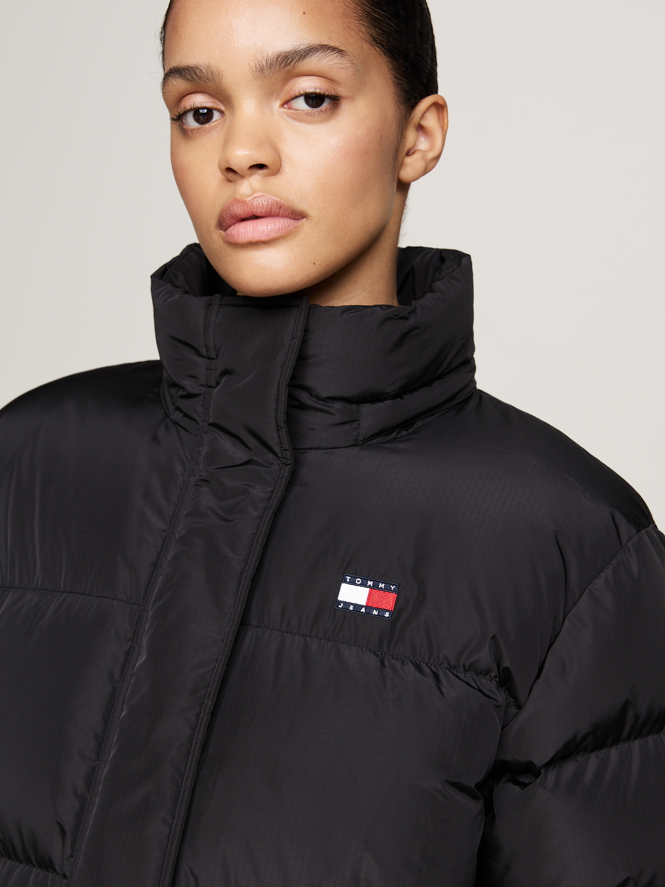 Tommy Jeans Curve Steppmantel »TJW ALASKA LONG PUFFER EXT«, in Grossen Grössen