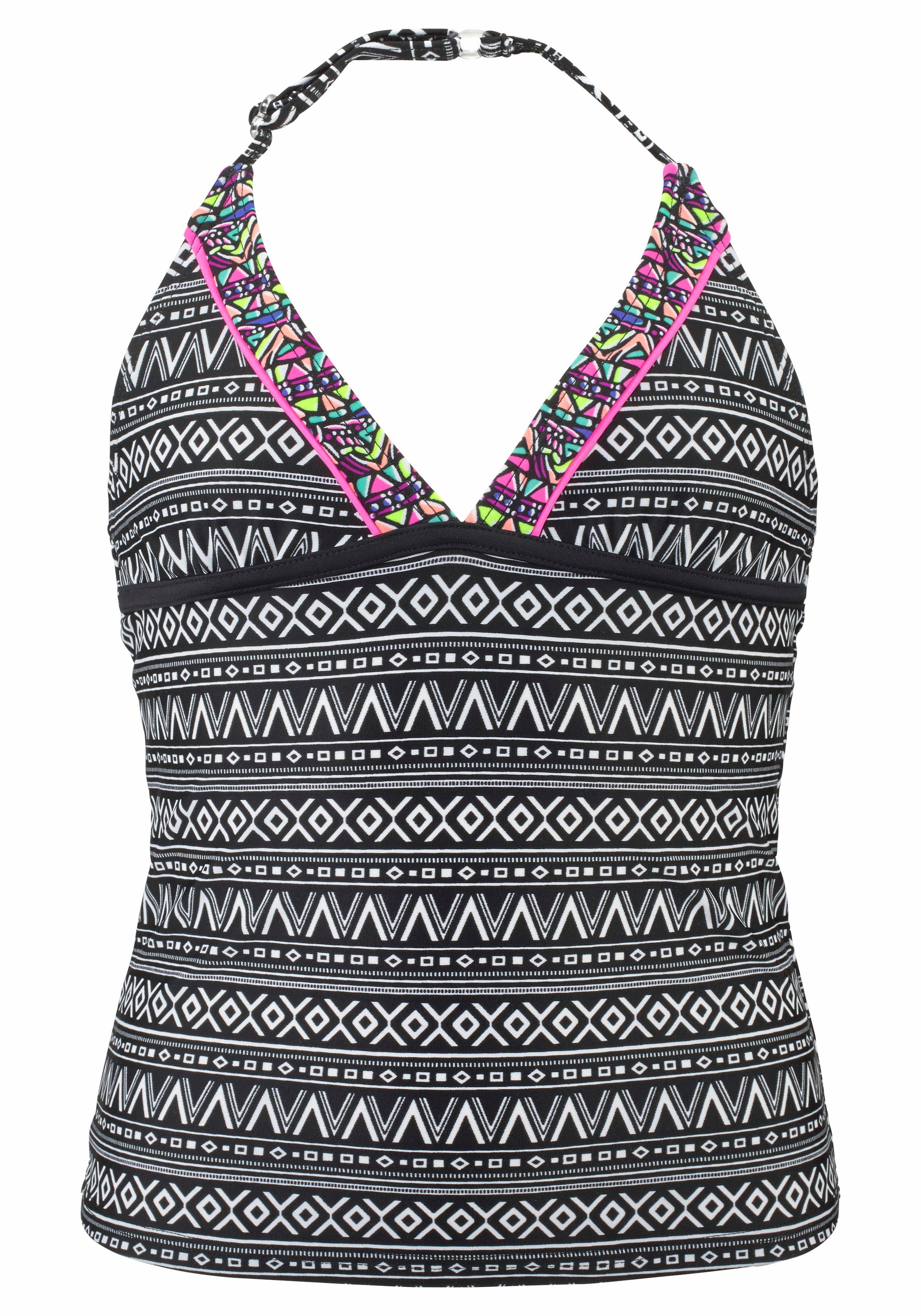 ✵ Buffalo Tankini, mit Ethnodruck und Kontrastdetails günstig ordern |  Jelmoli-Versand