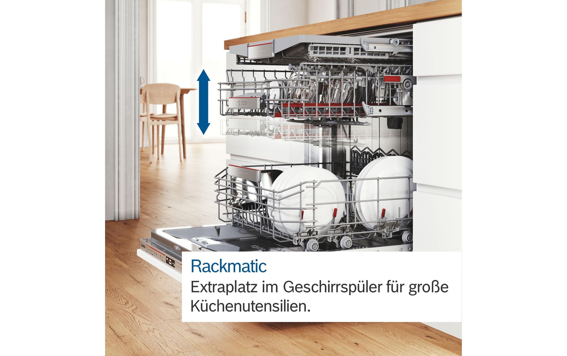 BOSCH teilintegrierbarer Geschirrspüler »SMI6ZDS16E«, 13 Massgedecke