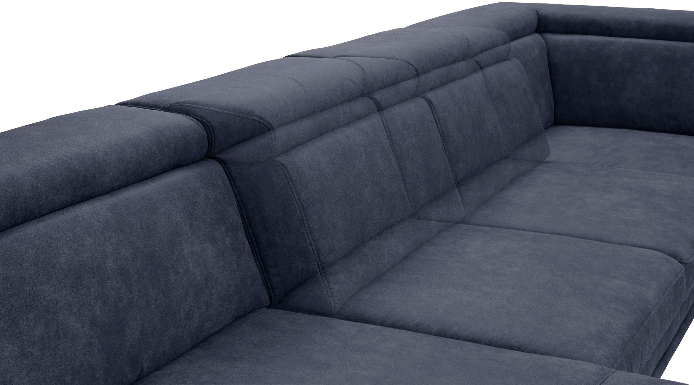 sit&more Wohnlandschaft »Scorpio U-Form«, inklusive Sitztiefenverstellung, mit Kopf- und Armteilverstellung