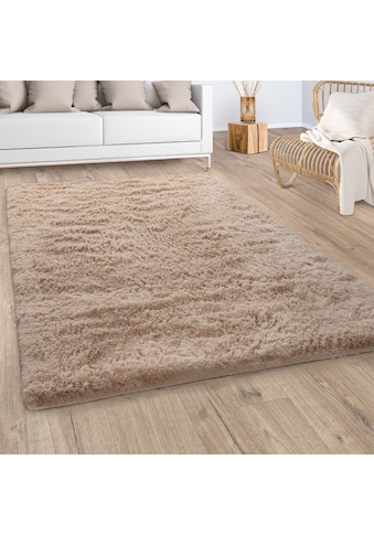 Paco Home Hochflor-Teppich »Silky 591«, rechteckig, Uni-Farben, besonders weich und... kaufen