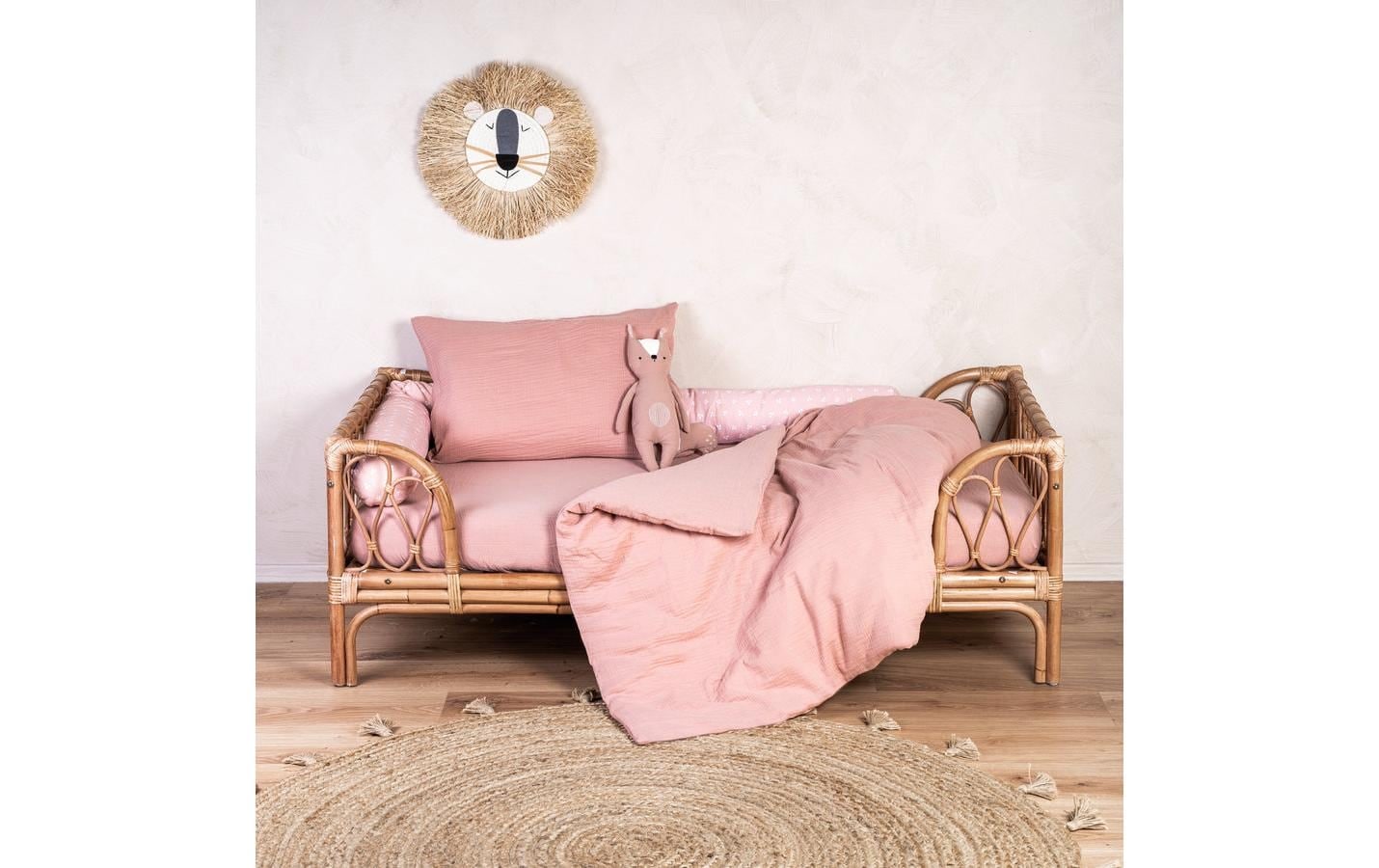 Julius Zöllner Kinderbettwäsche »Musselin Ivory 100 x 135 + 40 x 60 cm«