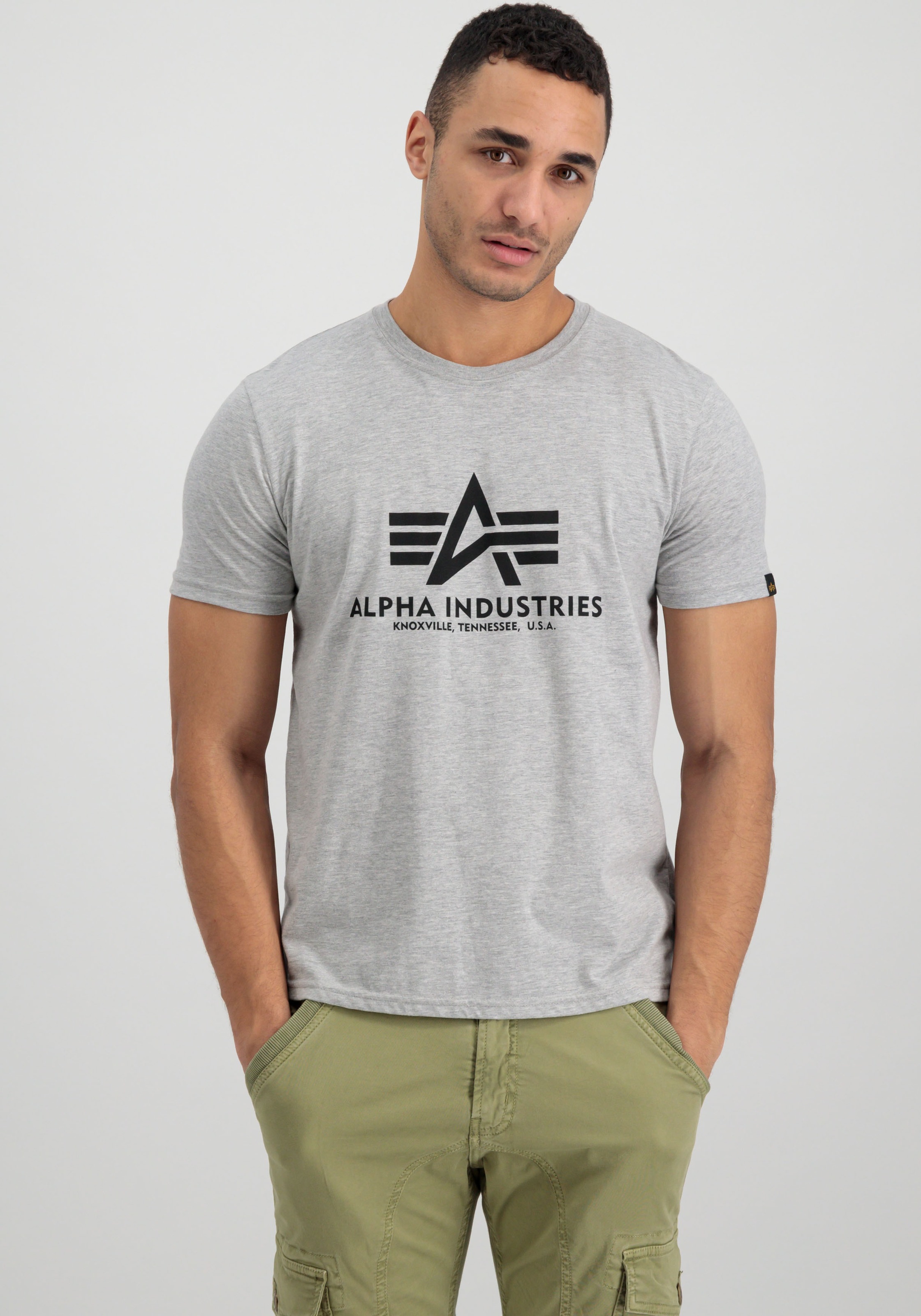 Alpha Industries Rundhalsshirt »Basic T 2 Pack«, (Set, 2 tlg.)