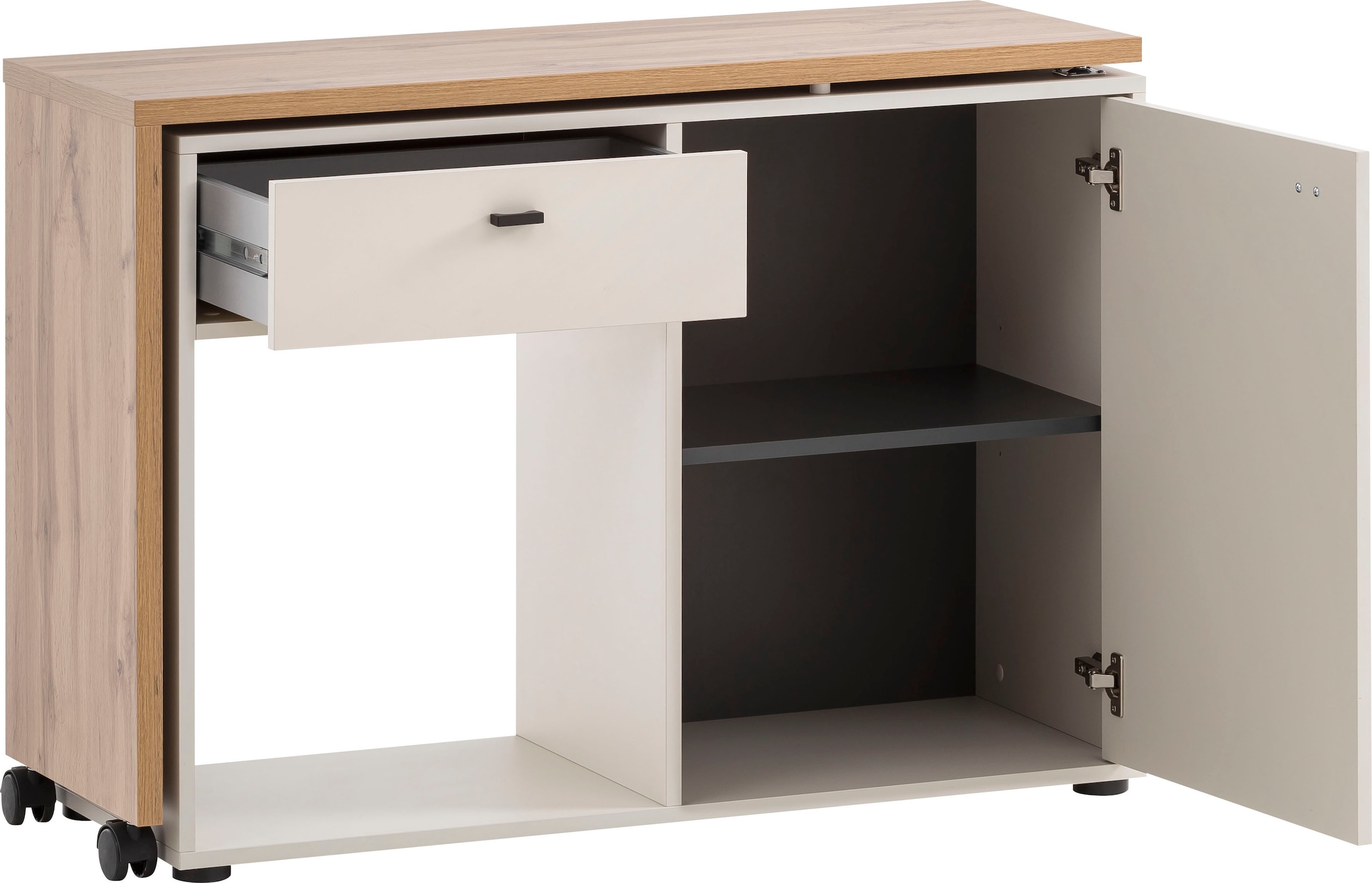 Schildmeyer Schreibtisch »Tiny Working«, shoppen online Sideboard mit Jelmoli-Versand Home | praktisch im flexibler Office, Arbeitsplatte