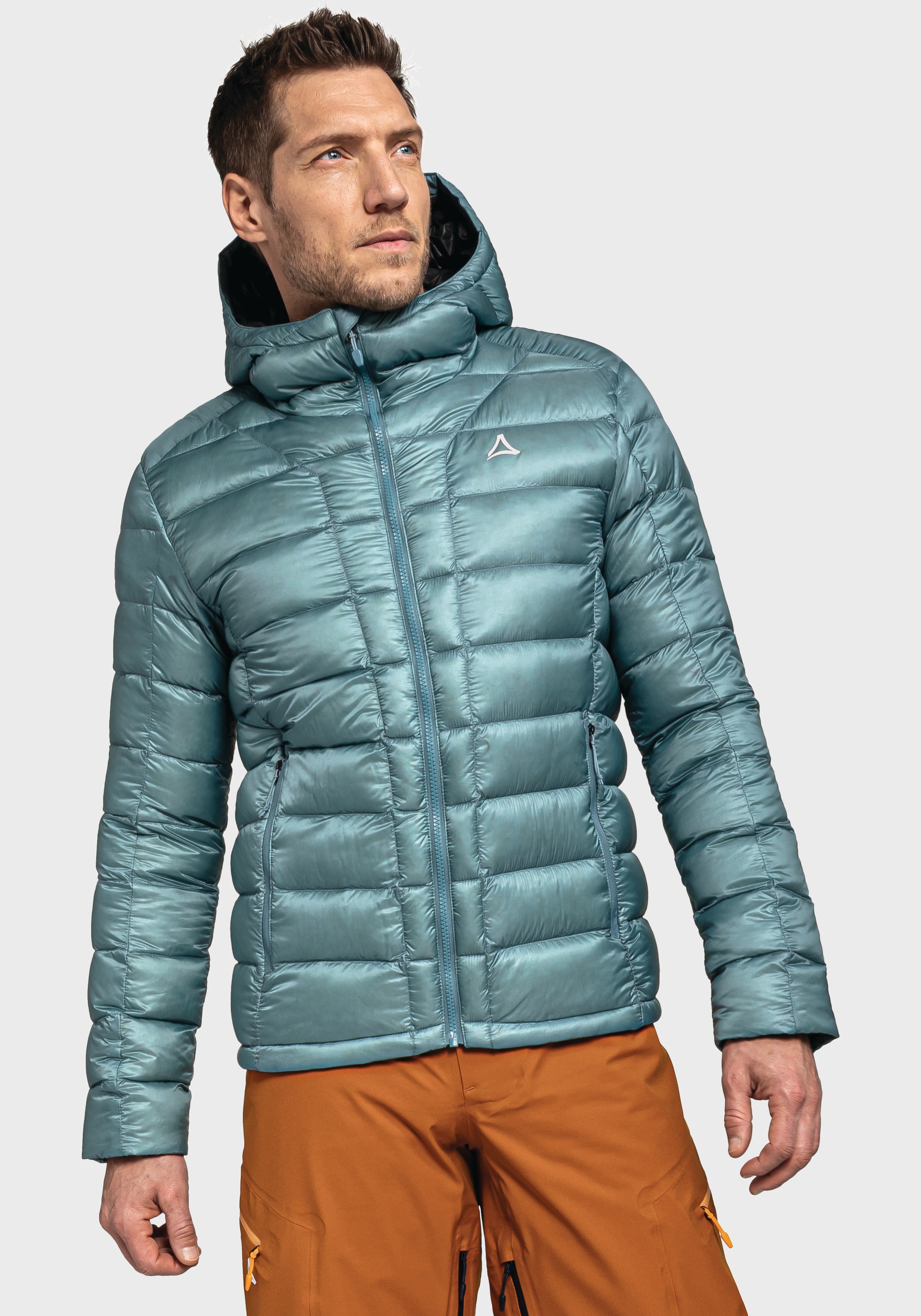 Schöffel Funktionsjacke »Down Jacket Lodner M«, mit Kapuze