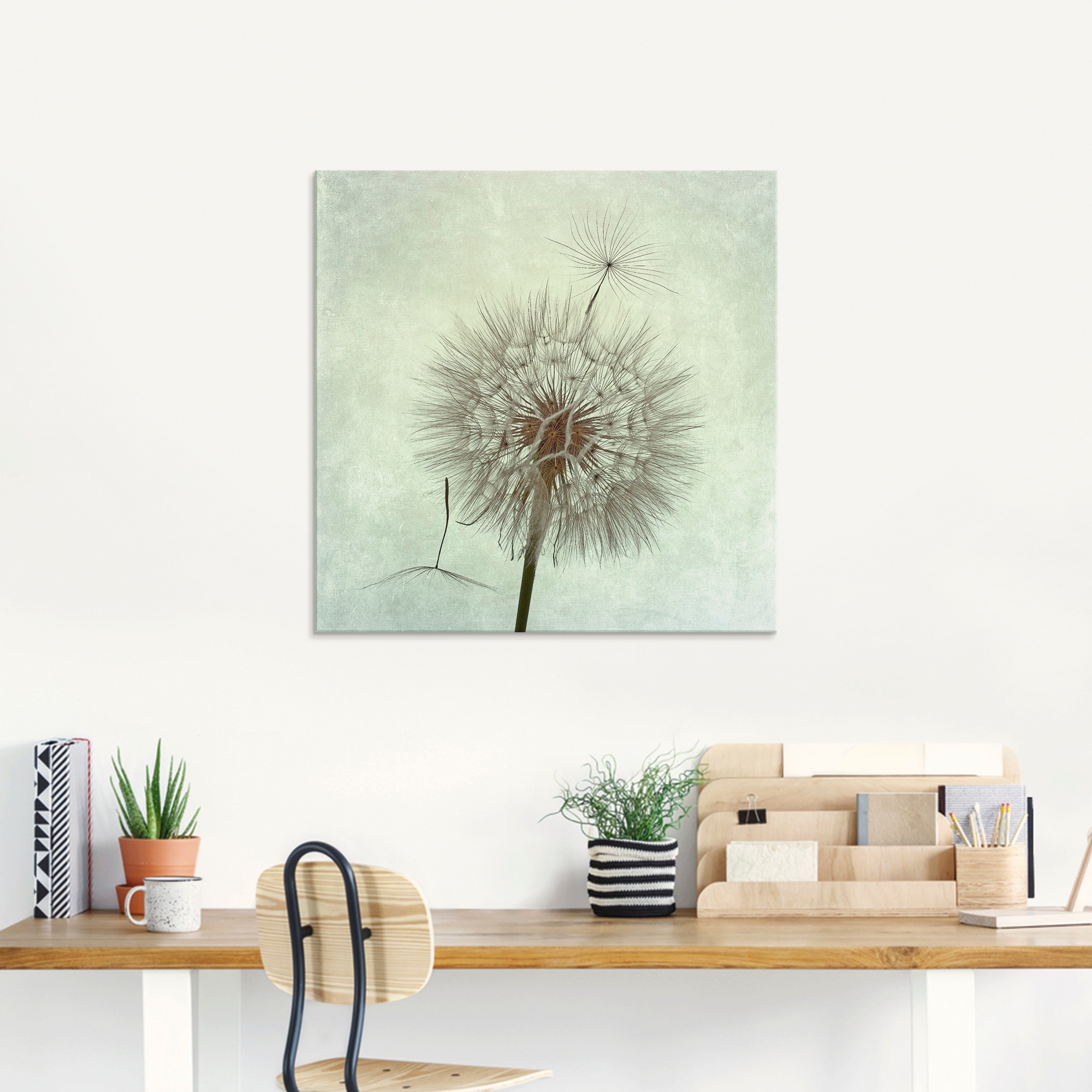 Artland Glasbild »Pusteblume II«, Blumen, (1 St.), in verschiedenen Grössen