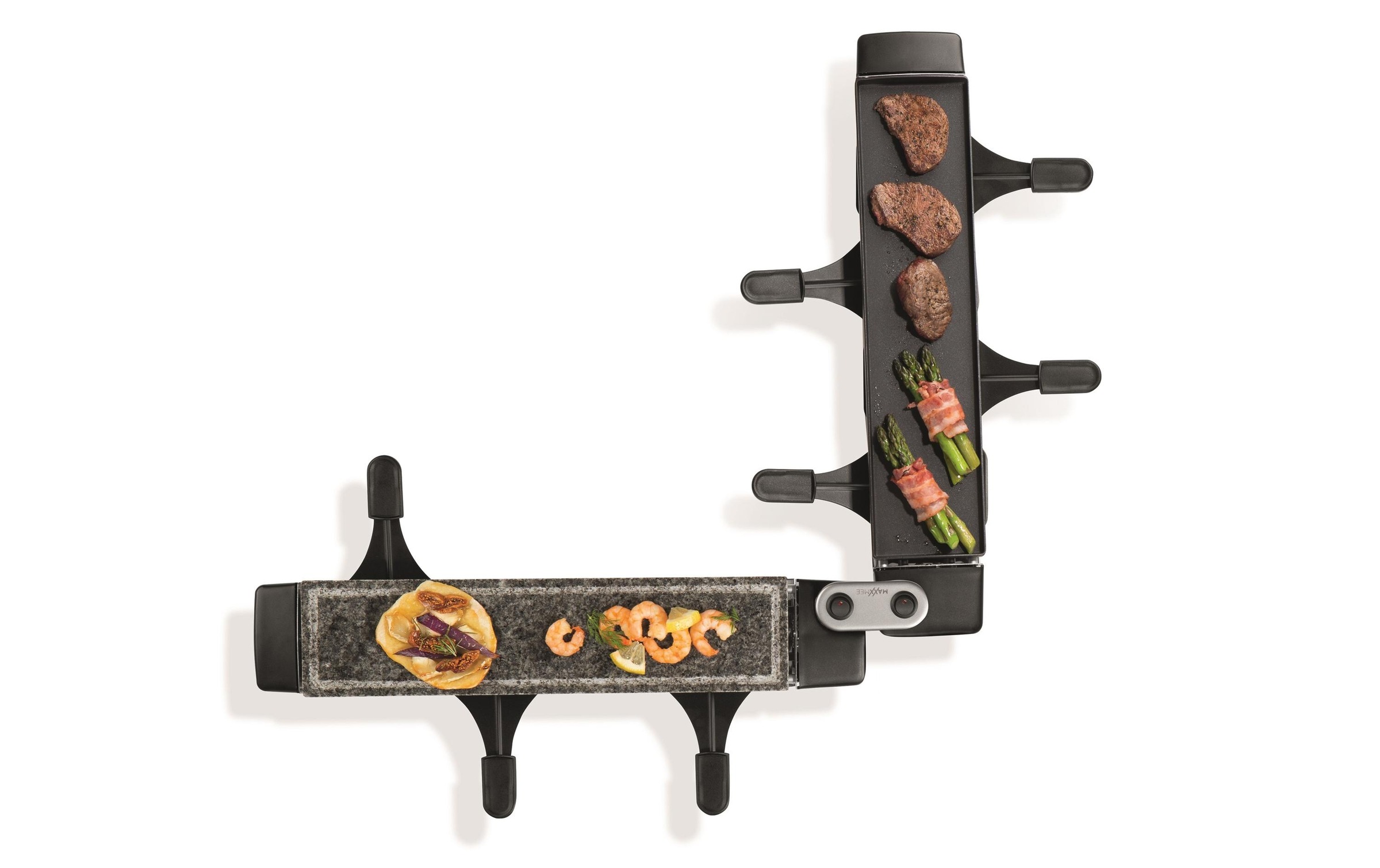 MAXXMEE Raclette »für 8 Personen«, 8 St. Raclettepfännchen, 1100 W