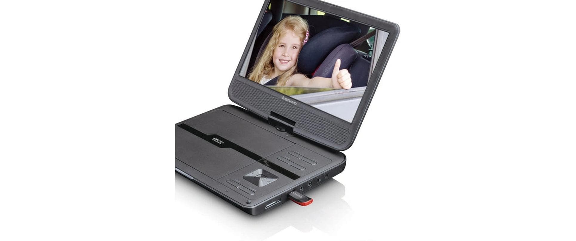 Lenco Portabler DVD-Player »DVP-1046BK«