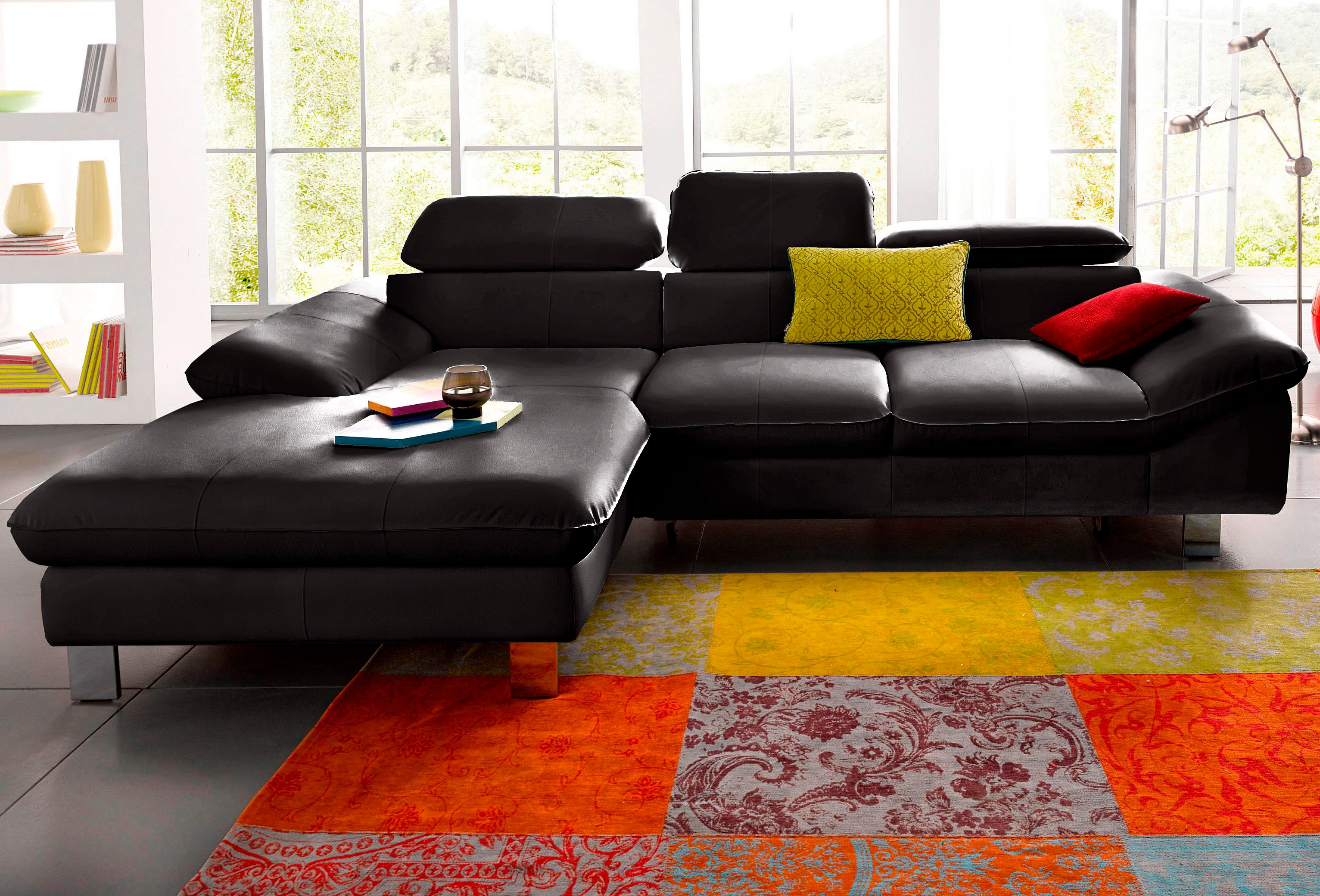 COTTA Ecksofa "Driver L-Form" mit Kopfteilverstellung, wahlweise mit Bettfunktion & Bettkasten