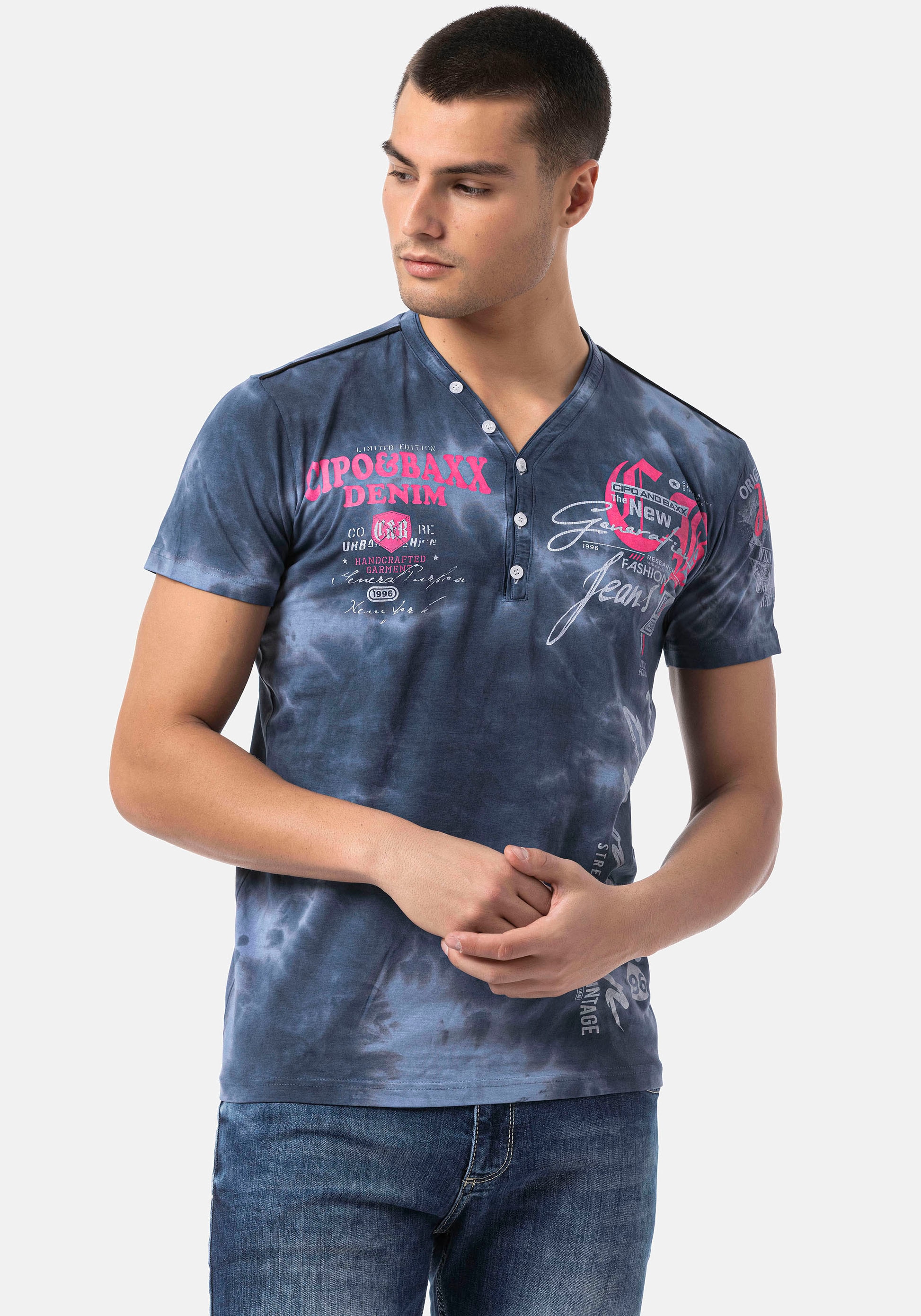 Cipo & Baxx Kurzarmshirt