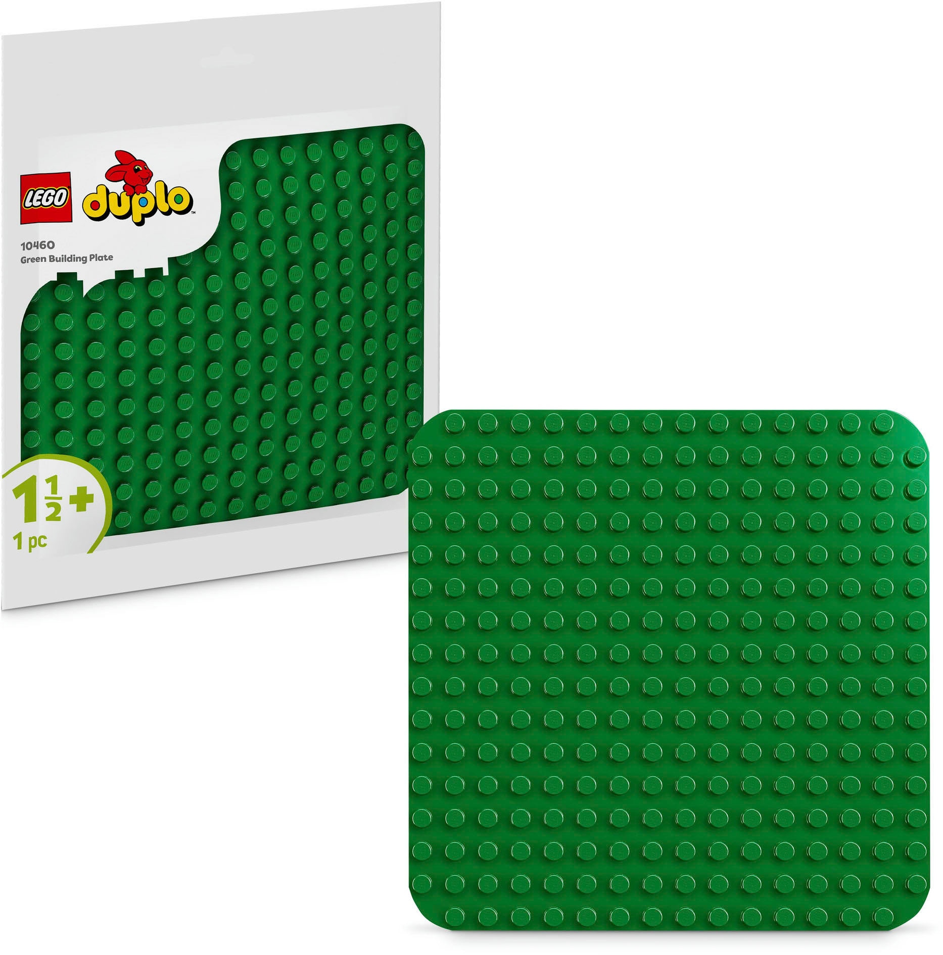 LEGO Konstruktionsspielsteine "Bauplatte in Grün (10460), LEGO DUPLO Classic" Made in Europe