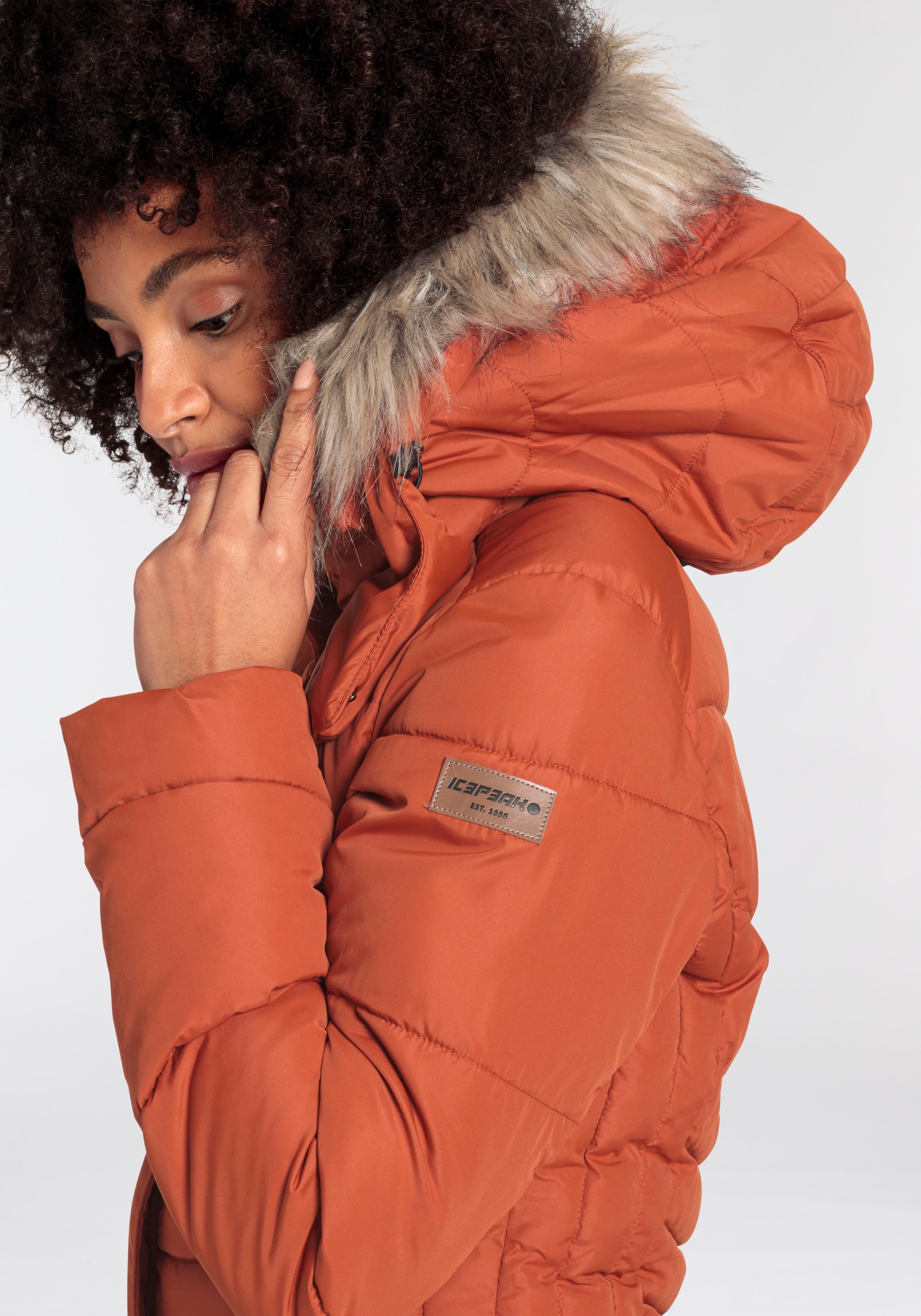 Icepeak Steppmantel »PAIVA«, Wärmend & wasserabweisend & windabweisend