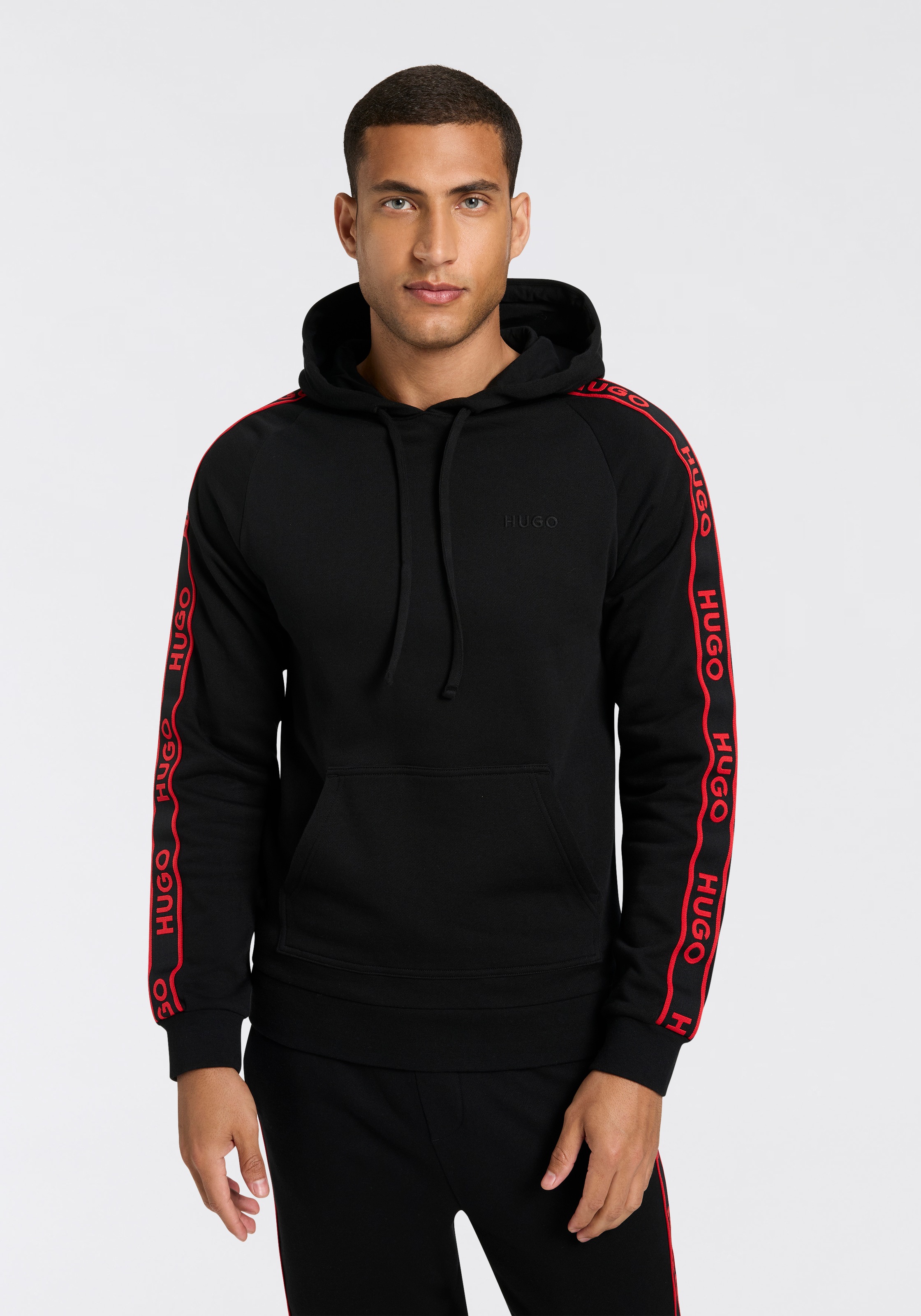 HUGO Underwear Kapuzensweatshirt »BOSS LIAM«, mit Logo-Tape an den Ärmeln