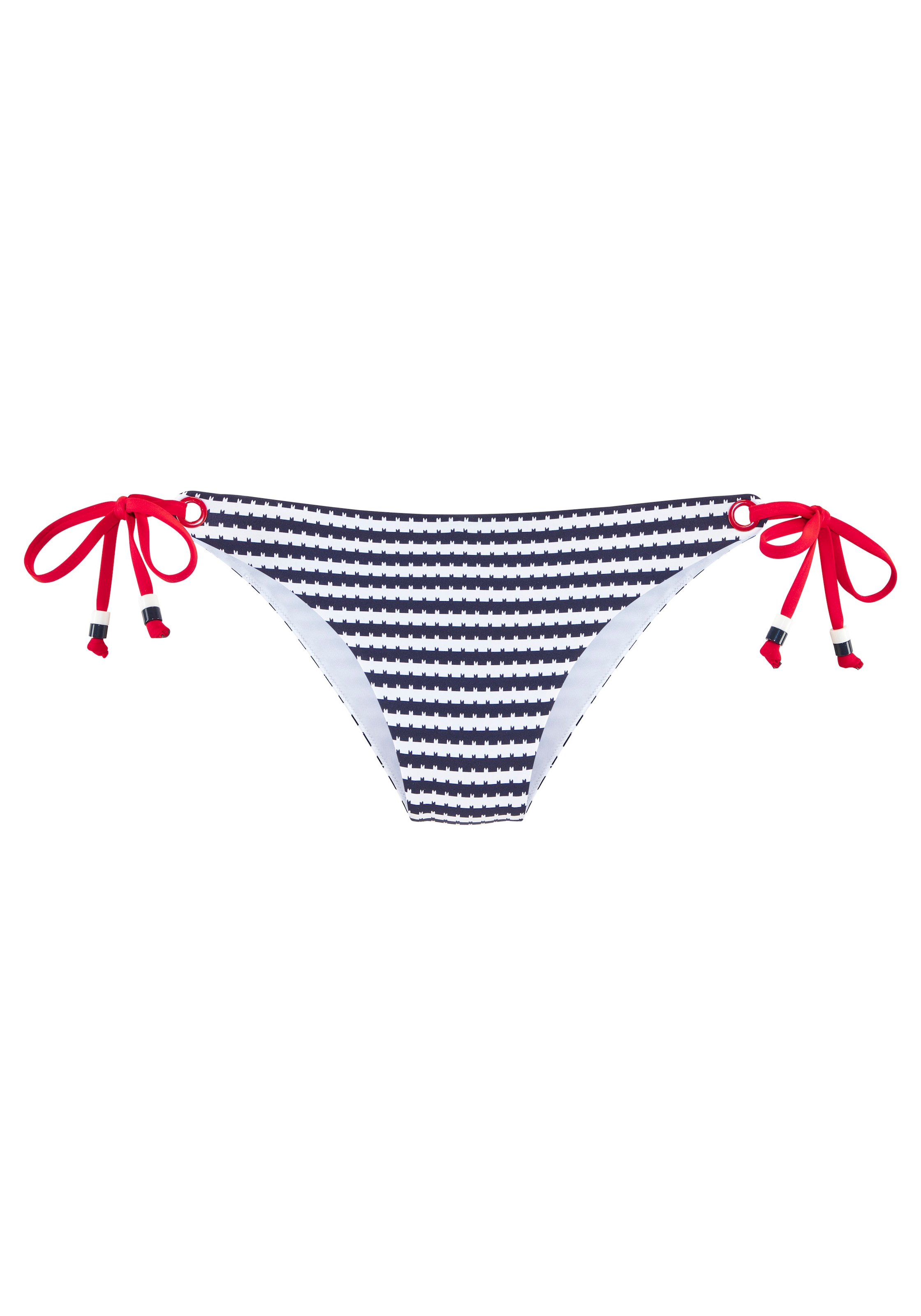 s.Oliver Bikini-Hose "Elain" mit kontrastfarbigen Zierringen