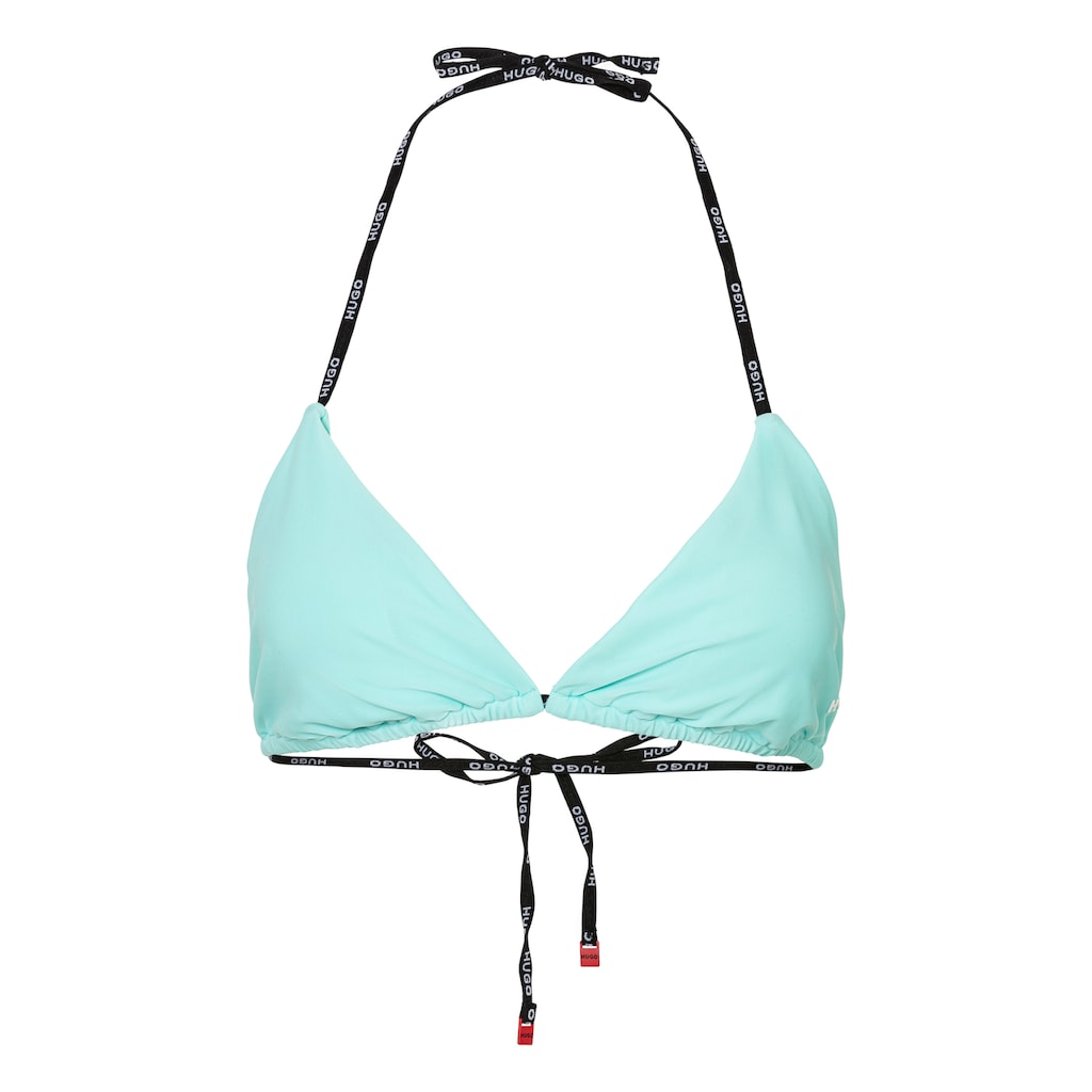 HUGO Underwear Triangel-Bikini-Top »PURE_TRIANGLE 10241961 01«, im Rücken zu binden