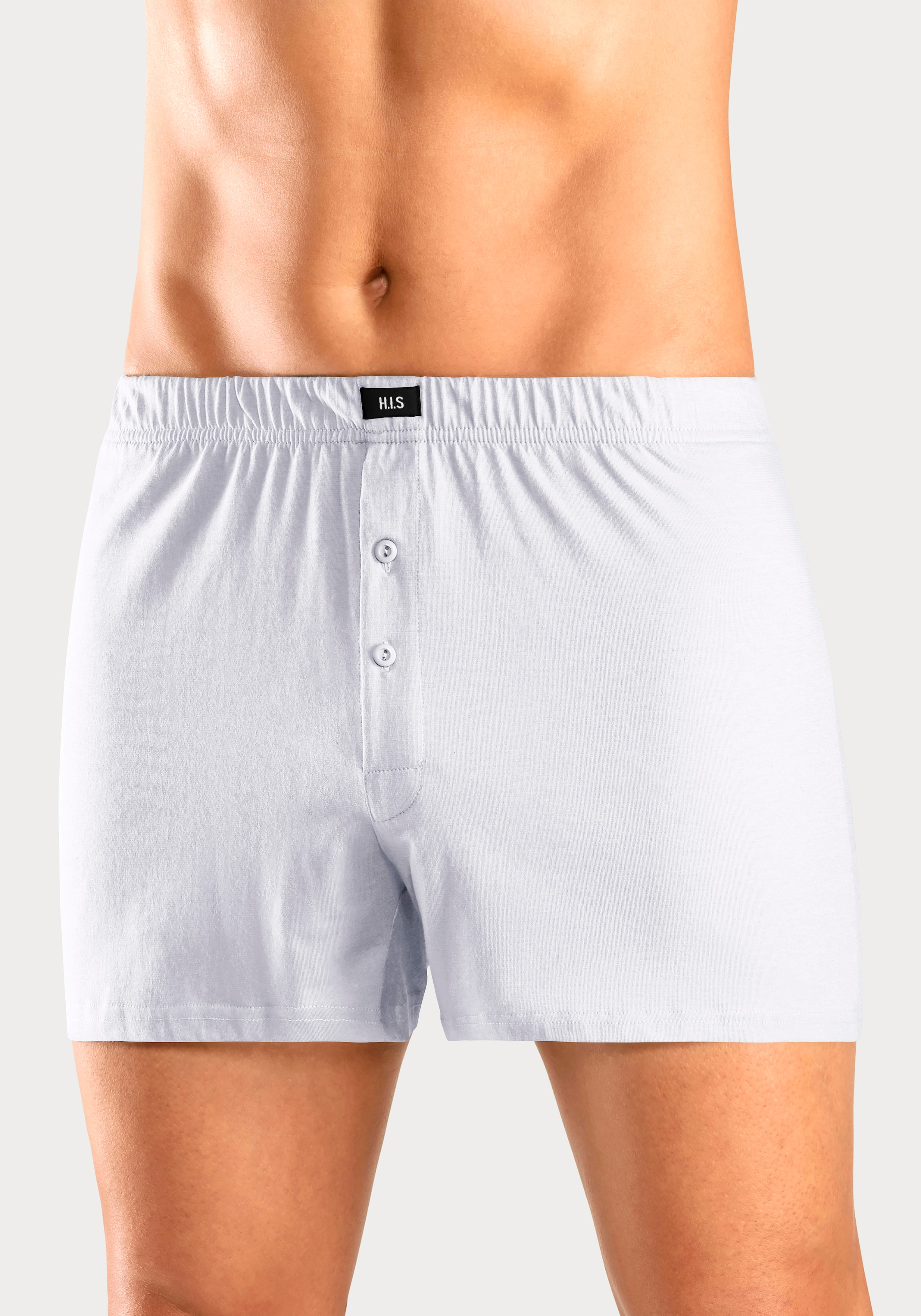 H.I.S Weiter Boxer »Herren Boxer«, (Packung, 5 St.), weite Passform, Komfortbund, aus Baumwoll-Stretch