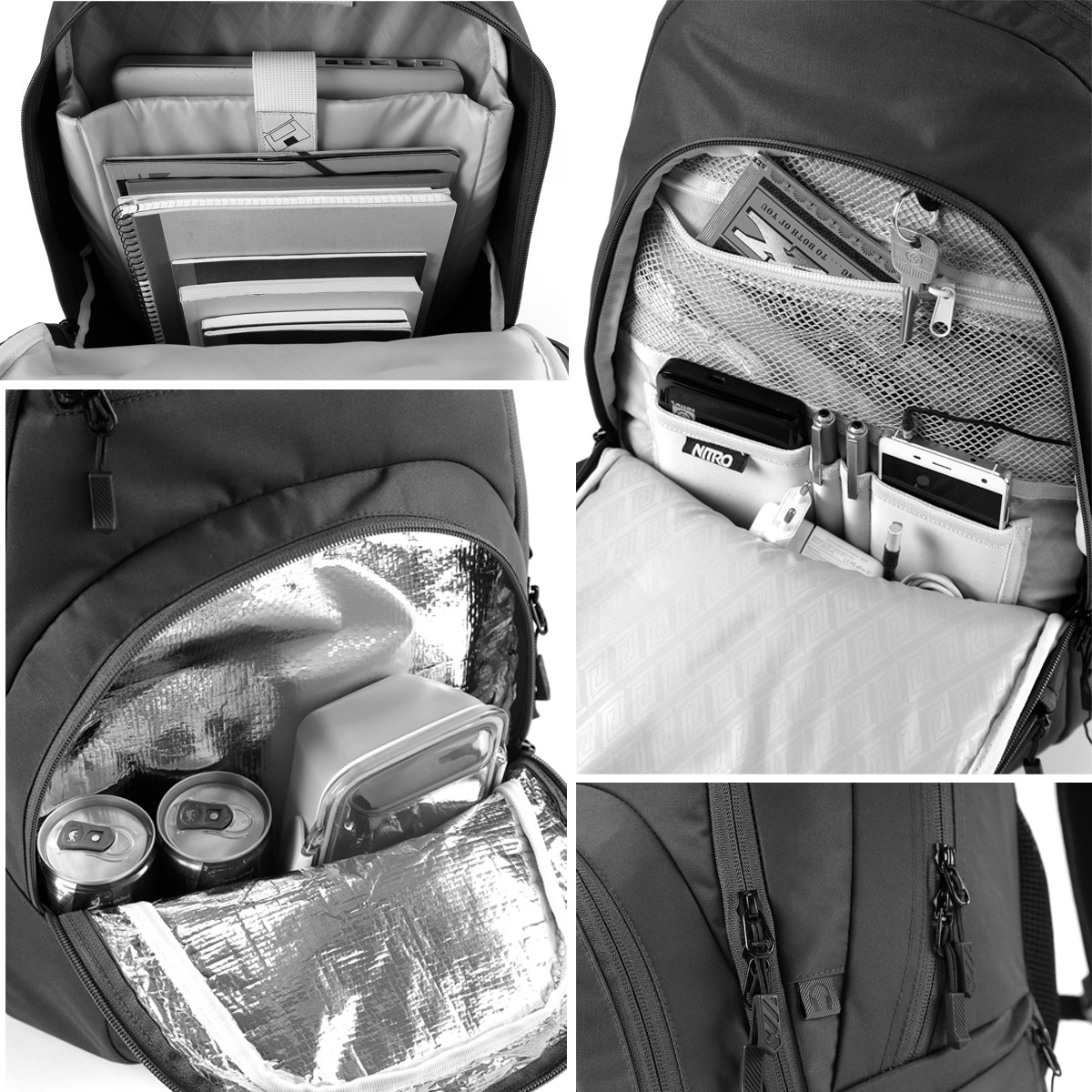 NITRO Schulrucksack »Stash 29«, Alltagsrucksack, Rucksack für Freizeit, Schule, Arbeit und Reise