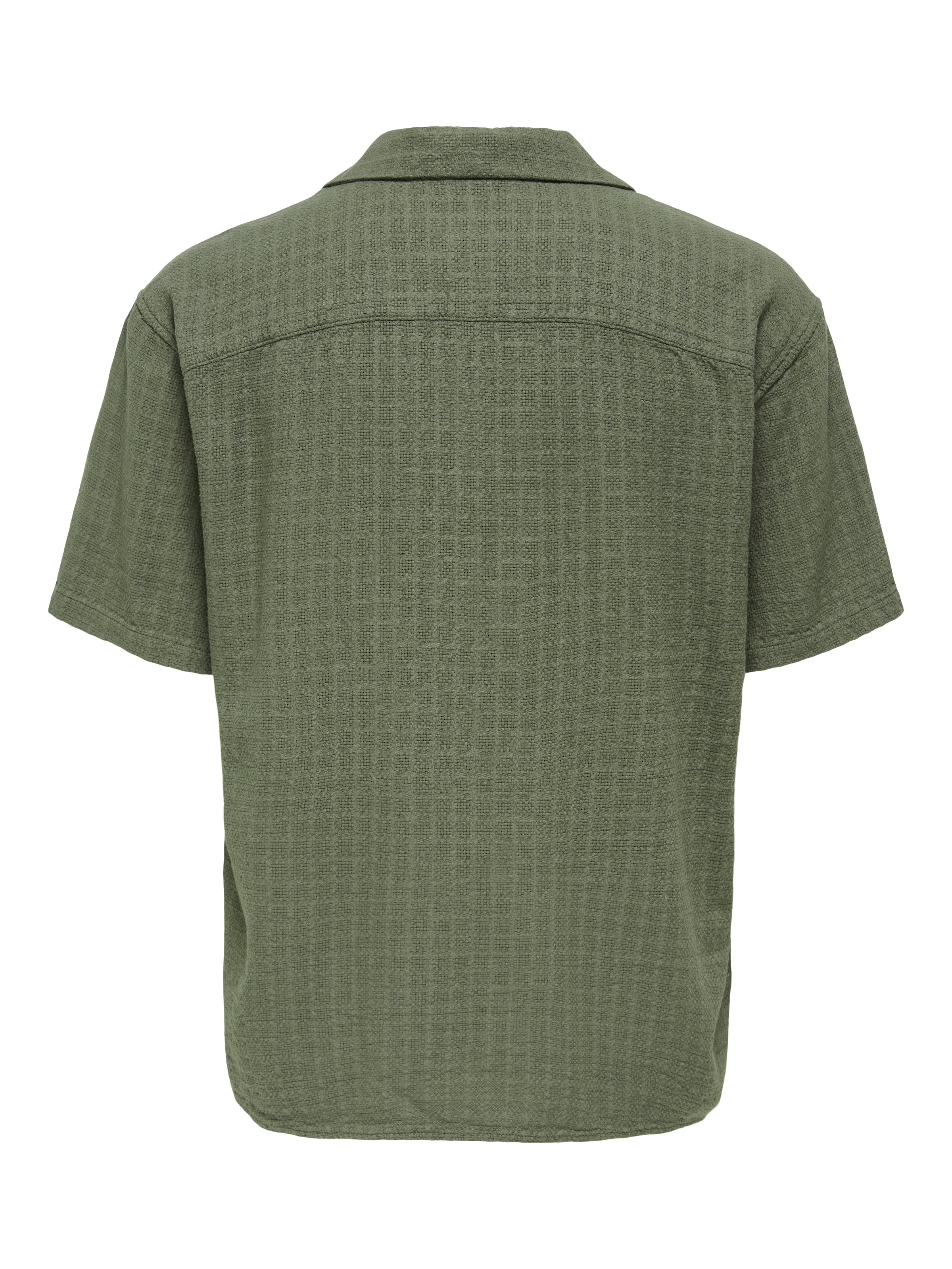 ONLY & SONS Kurzarmhemd »ONSLATHAM RLXSS RESORT LINEN STRUC 0257«